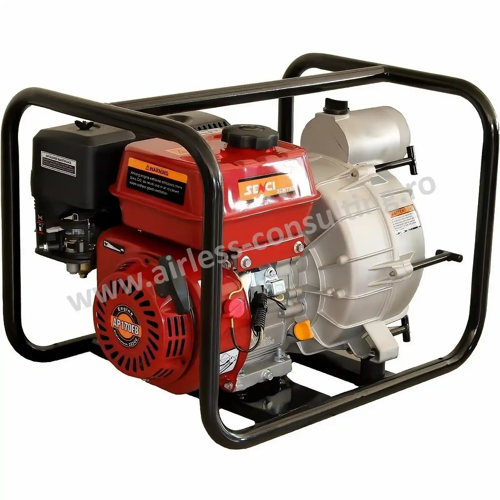 Utilaje profesionale constructii - Motopompa apa murdara, Senci, SCWT 80, 65 mł/h, 7.5 cp