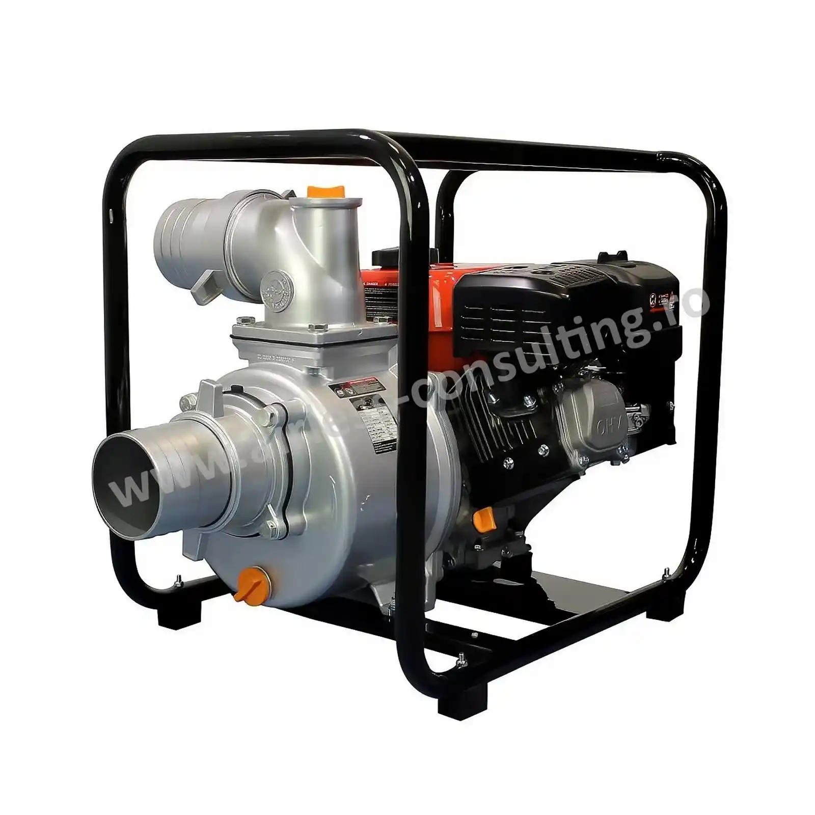 Motopompa ape semicurate BISONTE BTA-MP100 diametru 100 mm debit 80 mc/h [2]