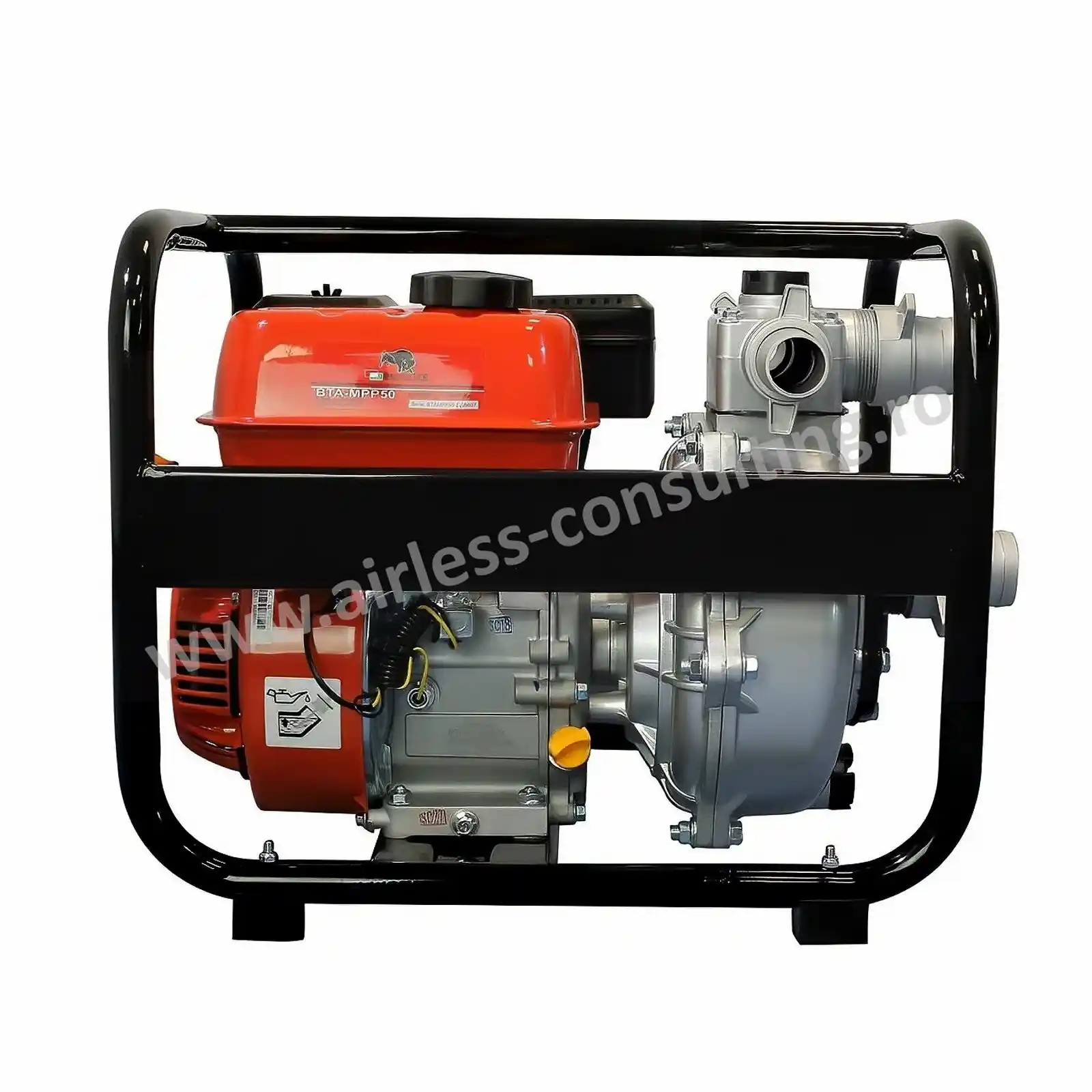 Utilaje profesionale constructii - Motopompa presiune, Bisonte, BTA MPP50, 300 l/min, 7 cp