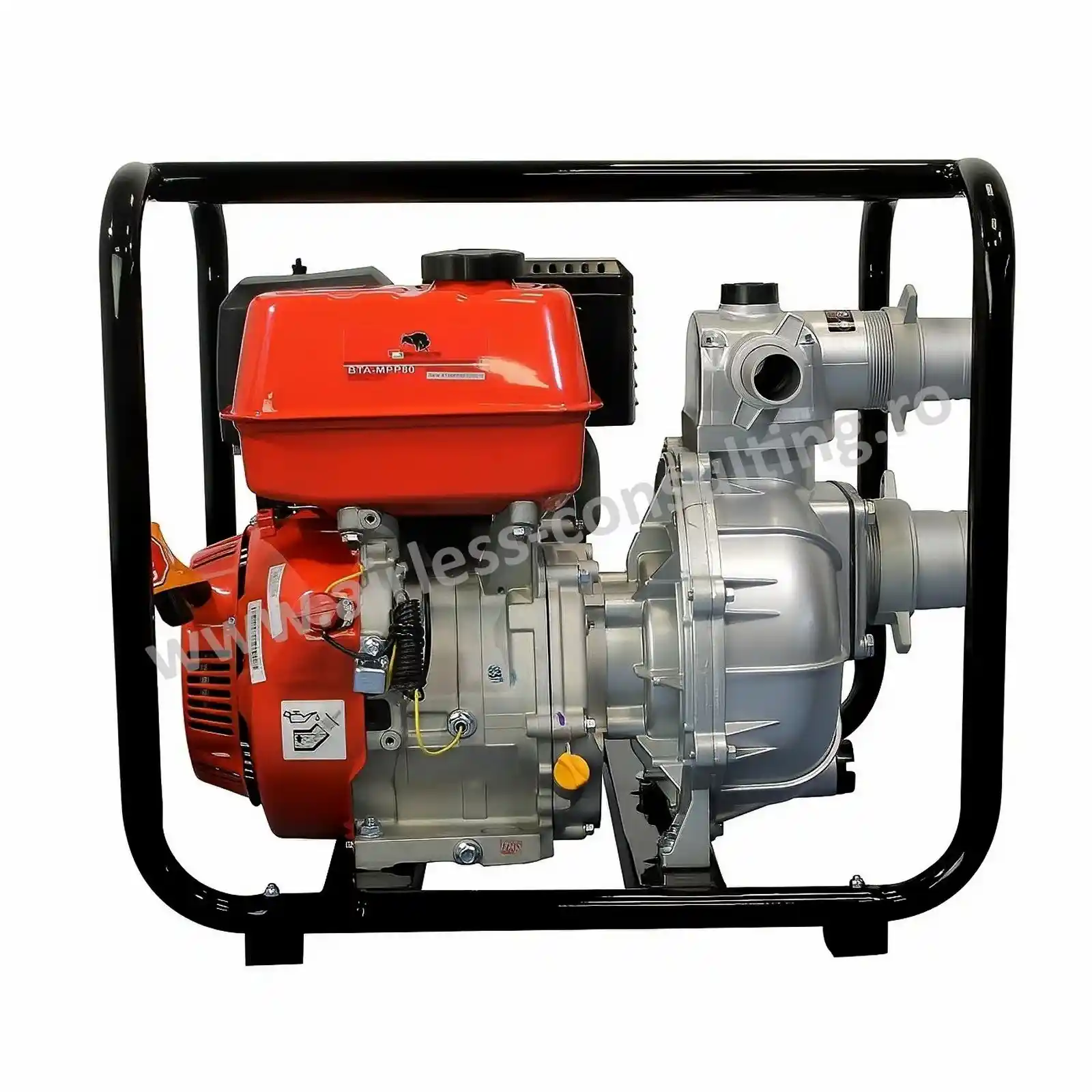 Utilaje profesionale constructii - Motopompa presiune, Bisonte, BTA MPP80, 830 l/min, 14 cp