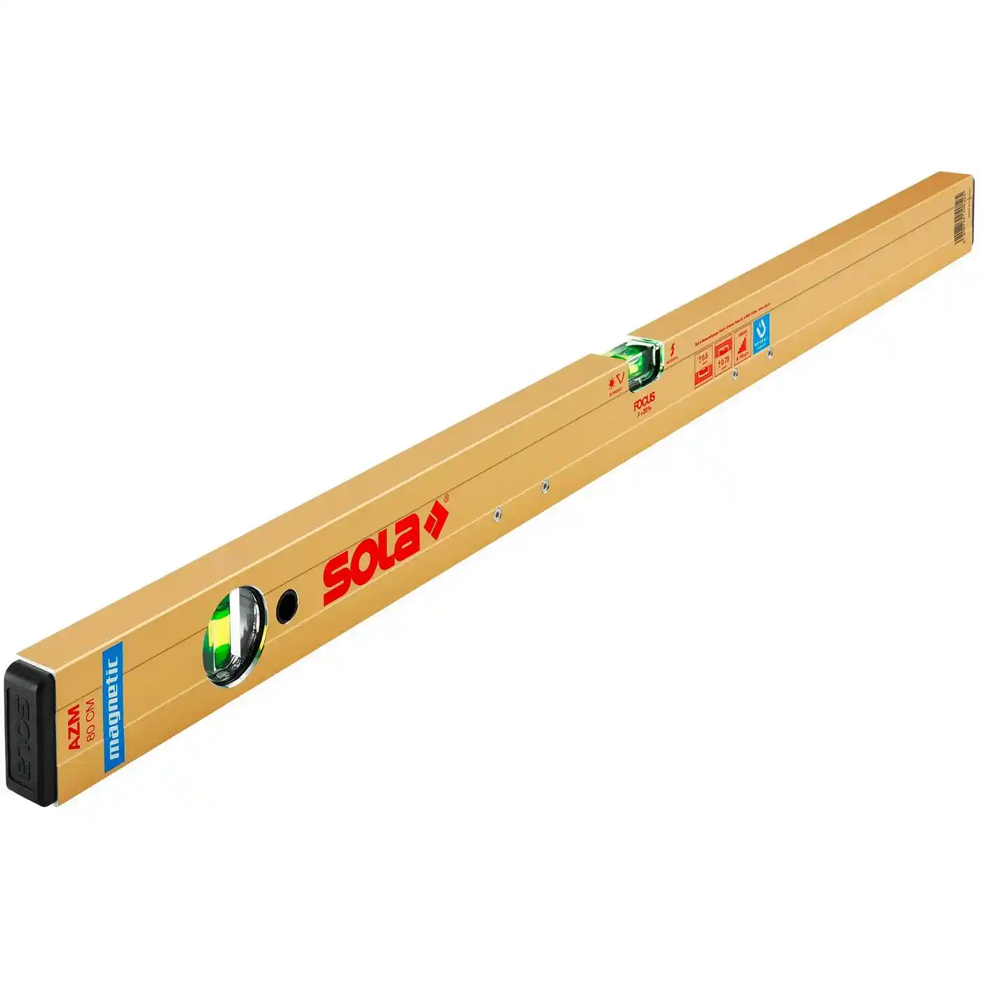 Accesorii si unelte de zugravit, gletuit - Nivela pentru tevi, AZM 80, SOLA