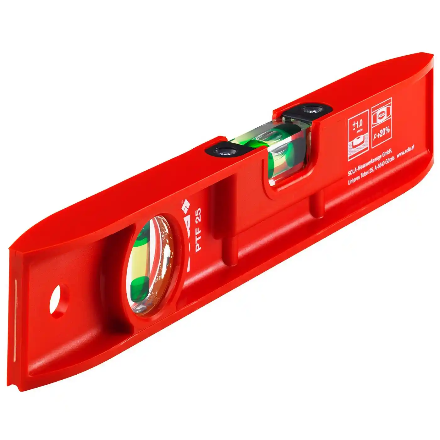 Accesorii si unelte de zugravit, gletuit - Nivela torpedo, PTF 25, SOLA