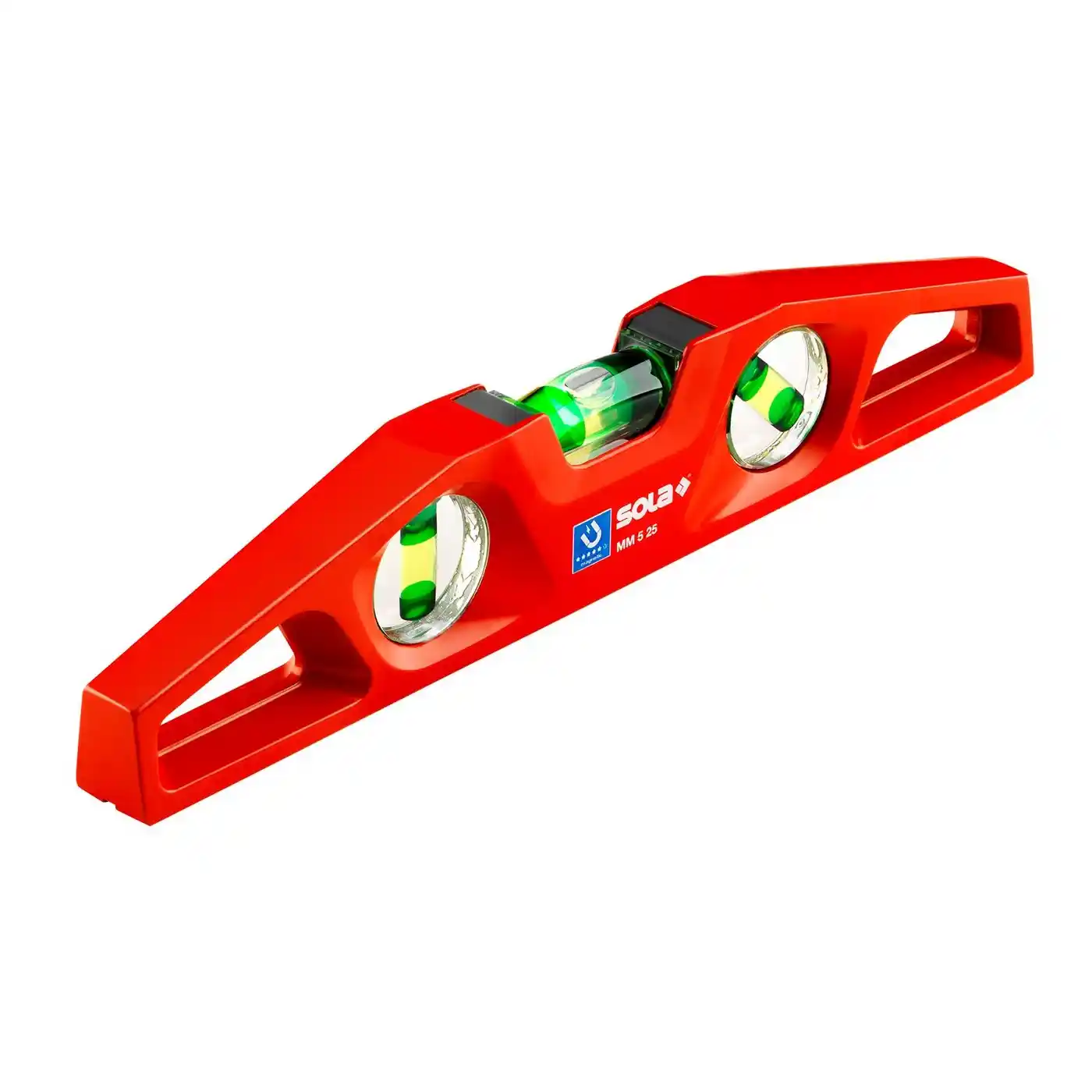 Accesorii si unelte de zugravit, gletuit - Nivela turnata, forma trapezoidala, MM 5 25, SOLA