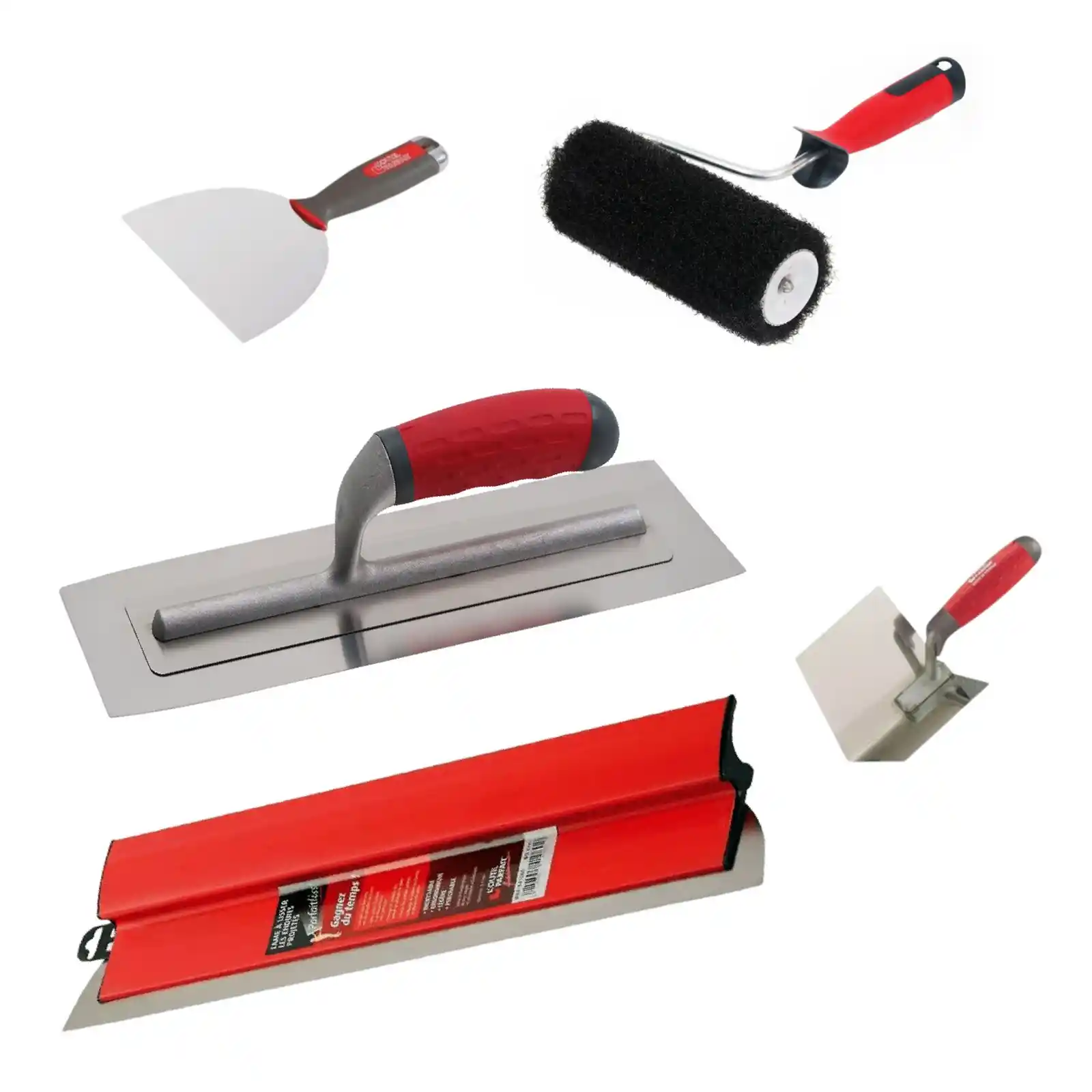 Gletiera de Colt - Pachet ParfaitLiss 60 cm, trafalet de glet, gletiera clasica, gletiera colt interior, spaclu, LOutil Parfait