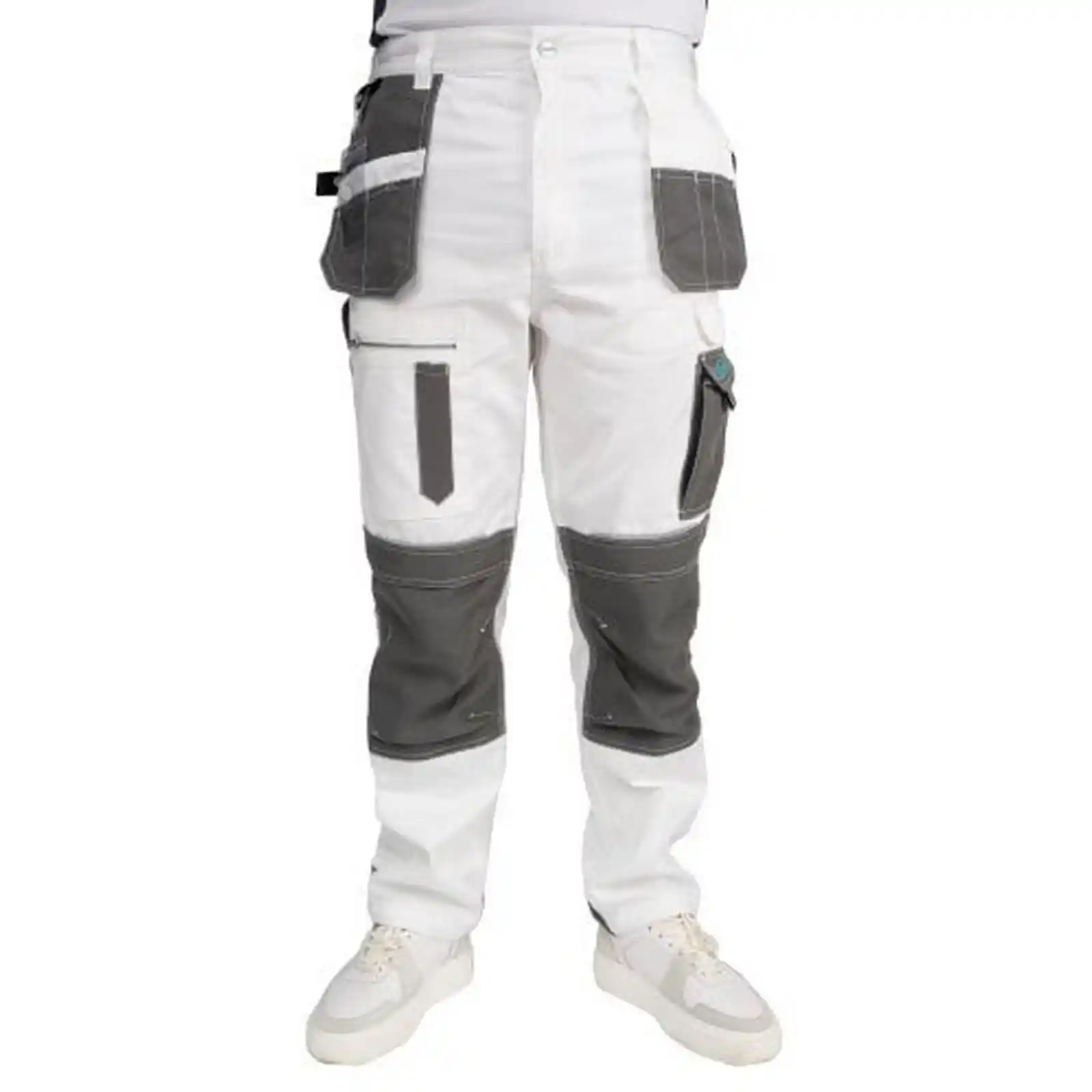 Accesorii si unelte de zugravit, gletuit - Pantaloni S-Tex de zugravi, croiala clasica pentru barbati, Taliei/Picior: 69/84 cm, Axus