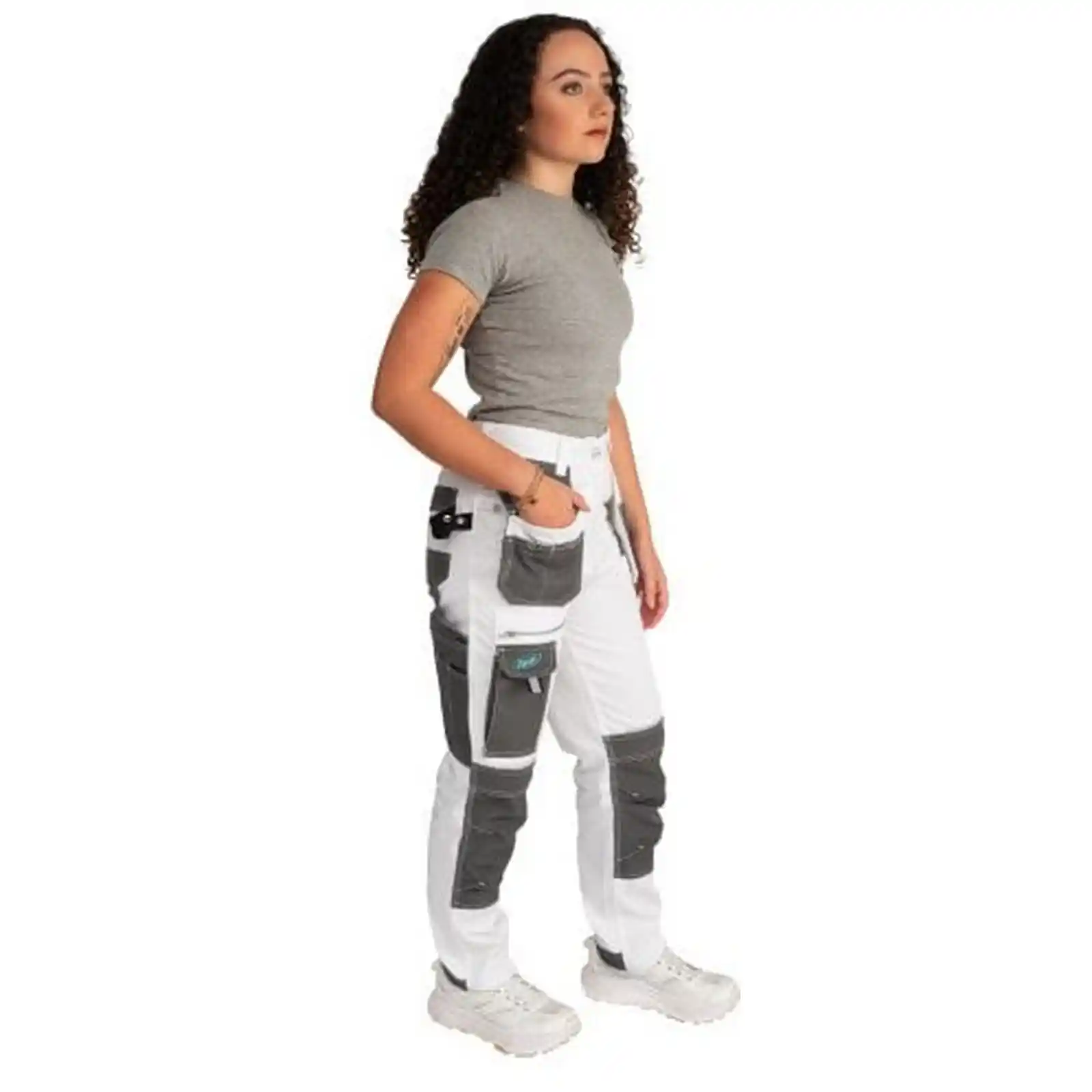 Pantaloni S-Tex de zugravi, croiala moderna pentru femei, 42 lunga, Axus [2]