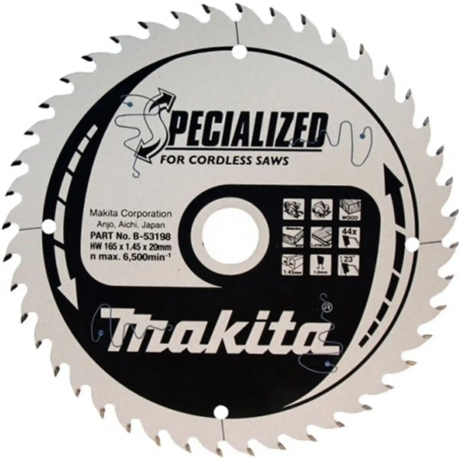 Accesorii Makita - PANZA CIRCULAR ACUM. LEMN 165X20X44, Makita