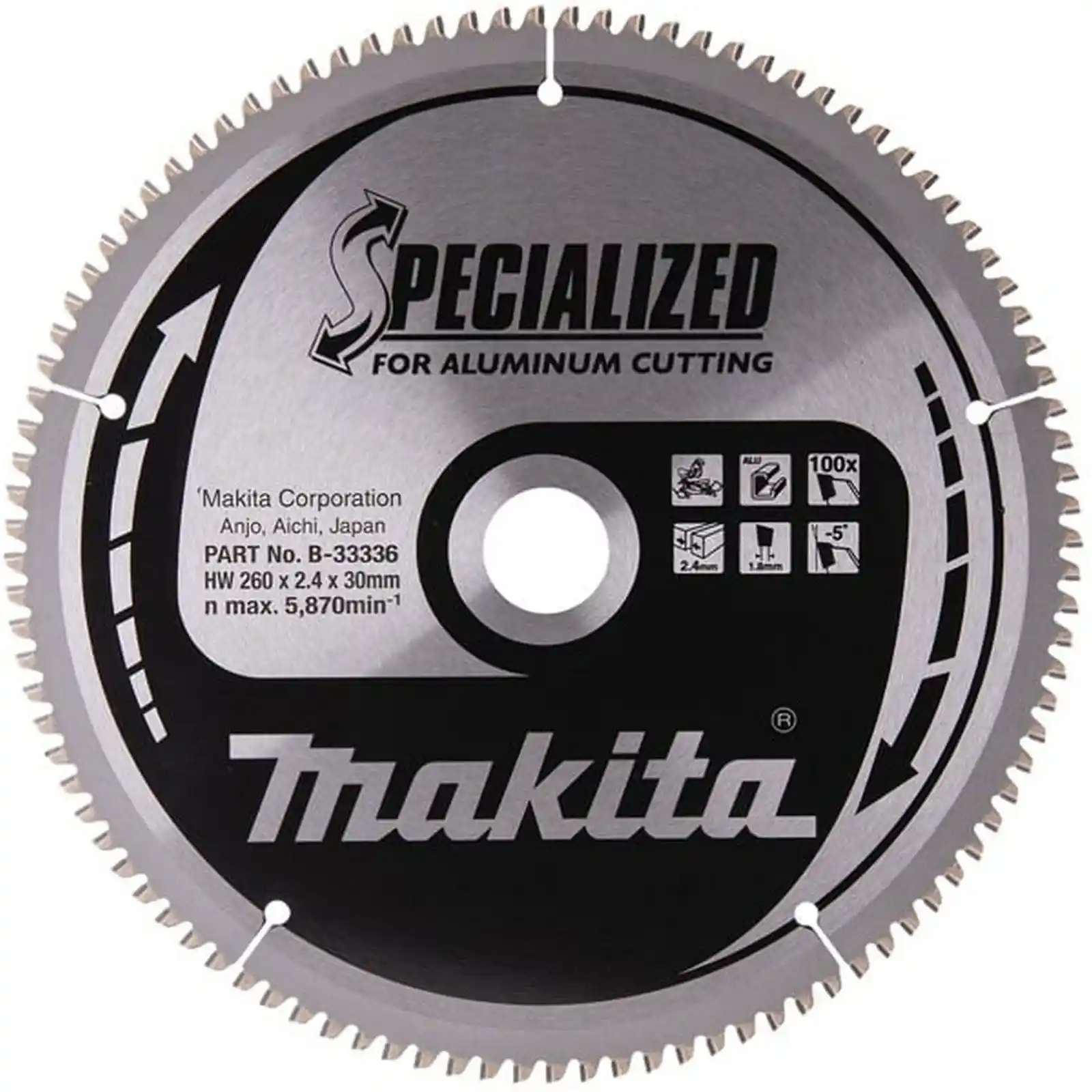 Promotii si oferte - PANZA CIRCULAR ALUMINIU 260X30X100, Makita