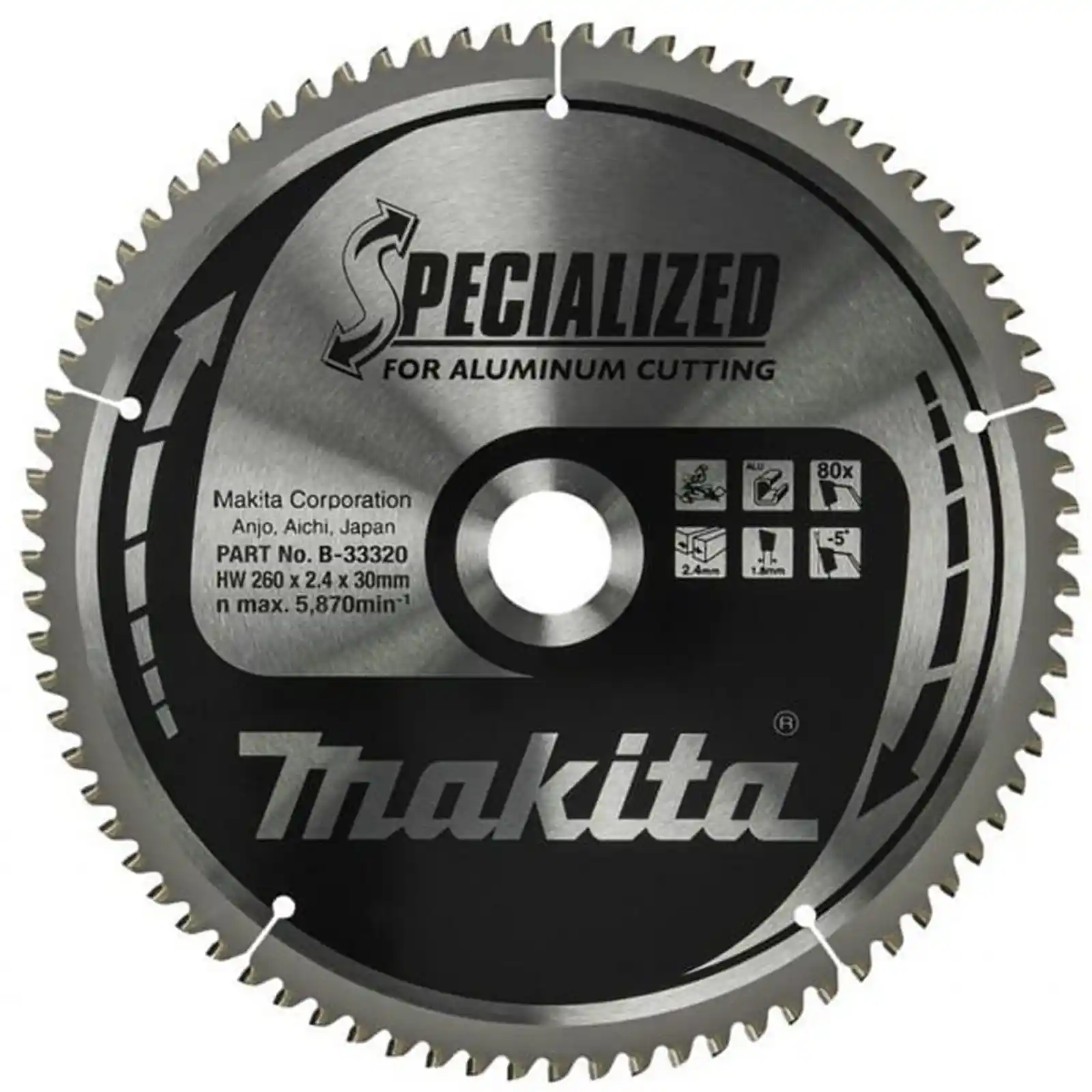 Promotii si oferte - PANZA CIRCULAR ALUMINIU 260X30X80, Makita