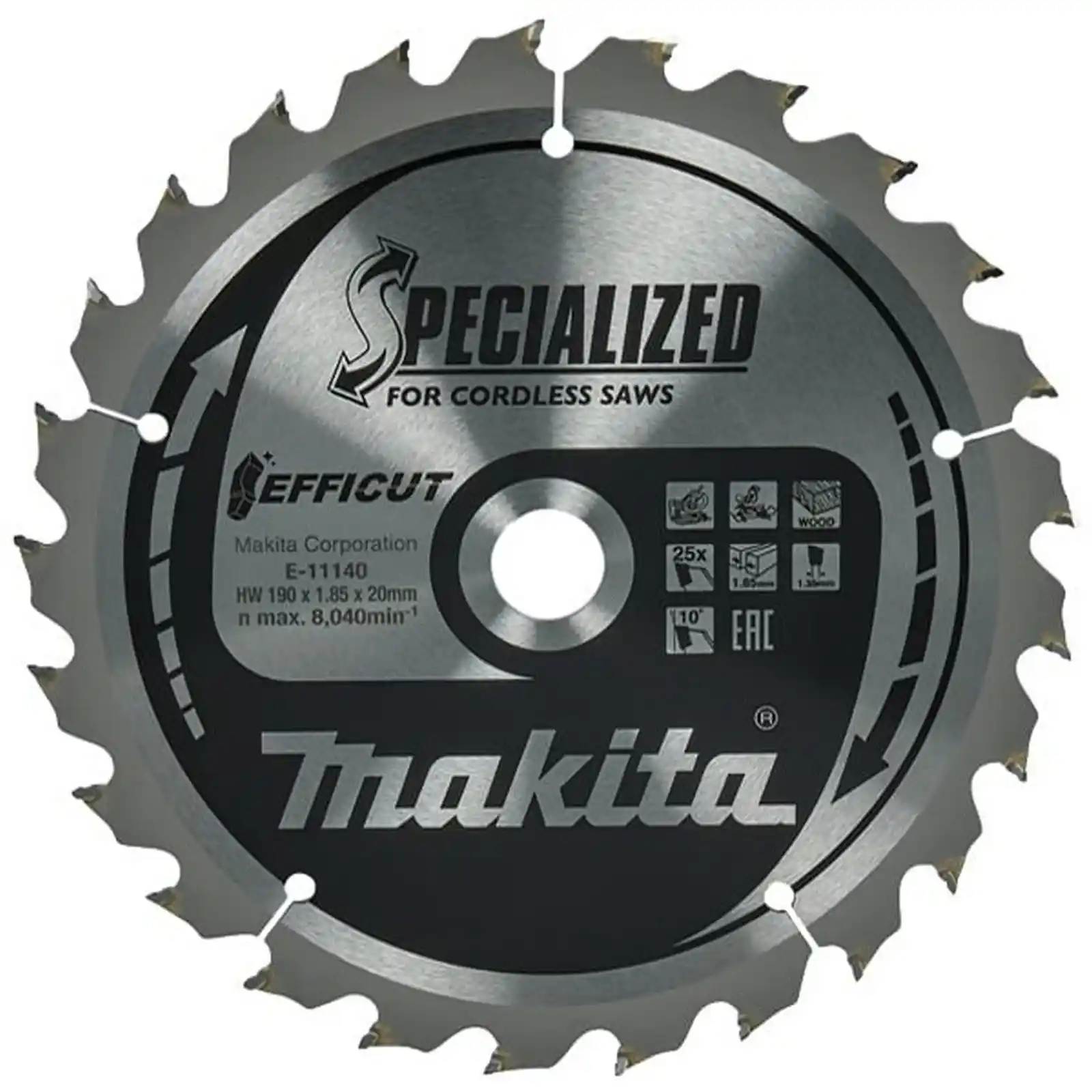 Promotii si oferte - PANZA CIRCULAR EFFICUT METAL 190X20X25T, Makita