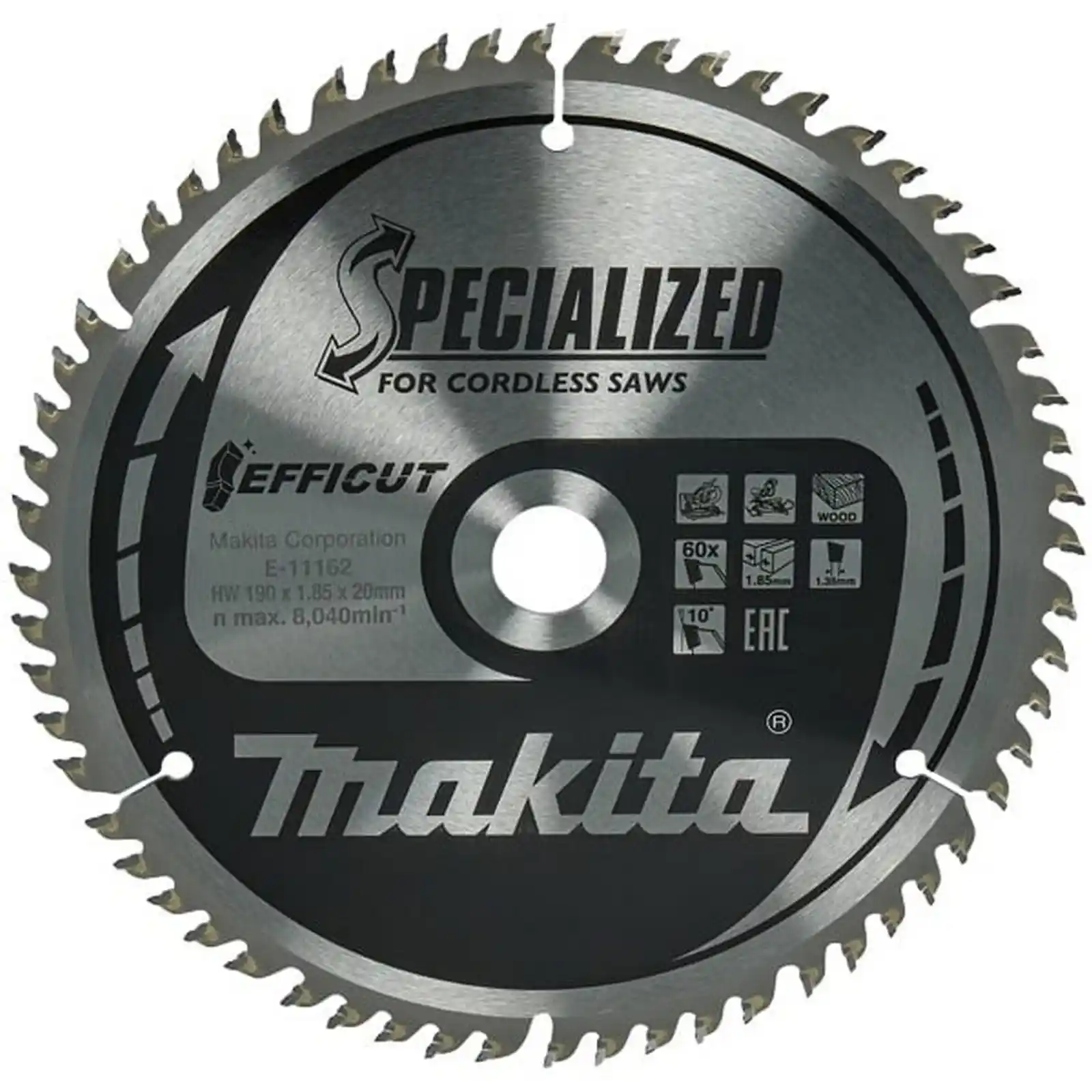 Promotii si oferte - PANZA CIRCULAR EFFICUT METAL 190X20X60T, Makita