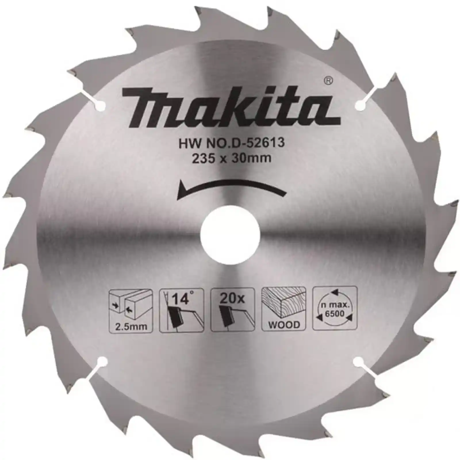 Accesorii Makita - PANZA CIRCULAR LEMN STANDARD 235X30X20, Makita
