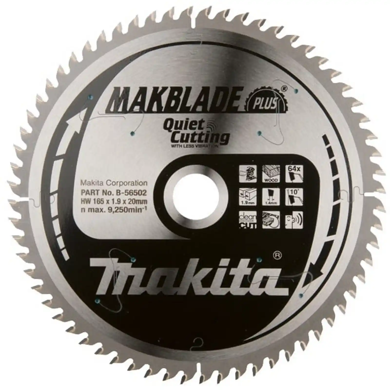 Accesorii Makita - PANZA CIRCULAR MAKBLADE+ LEMN 165X20X64, Makita