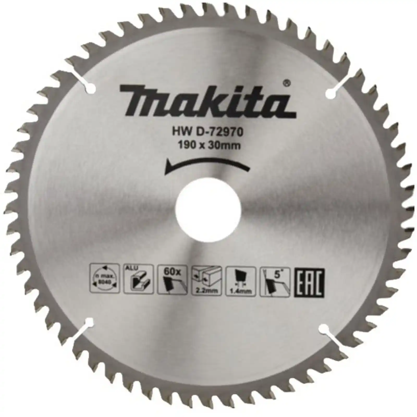 Accesorii Makita - PANZA CIRCULAR PT ALUMINIU 190X30X60T, Makita