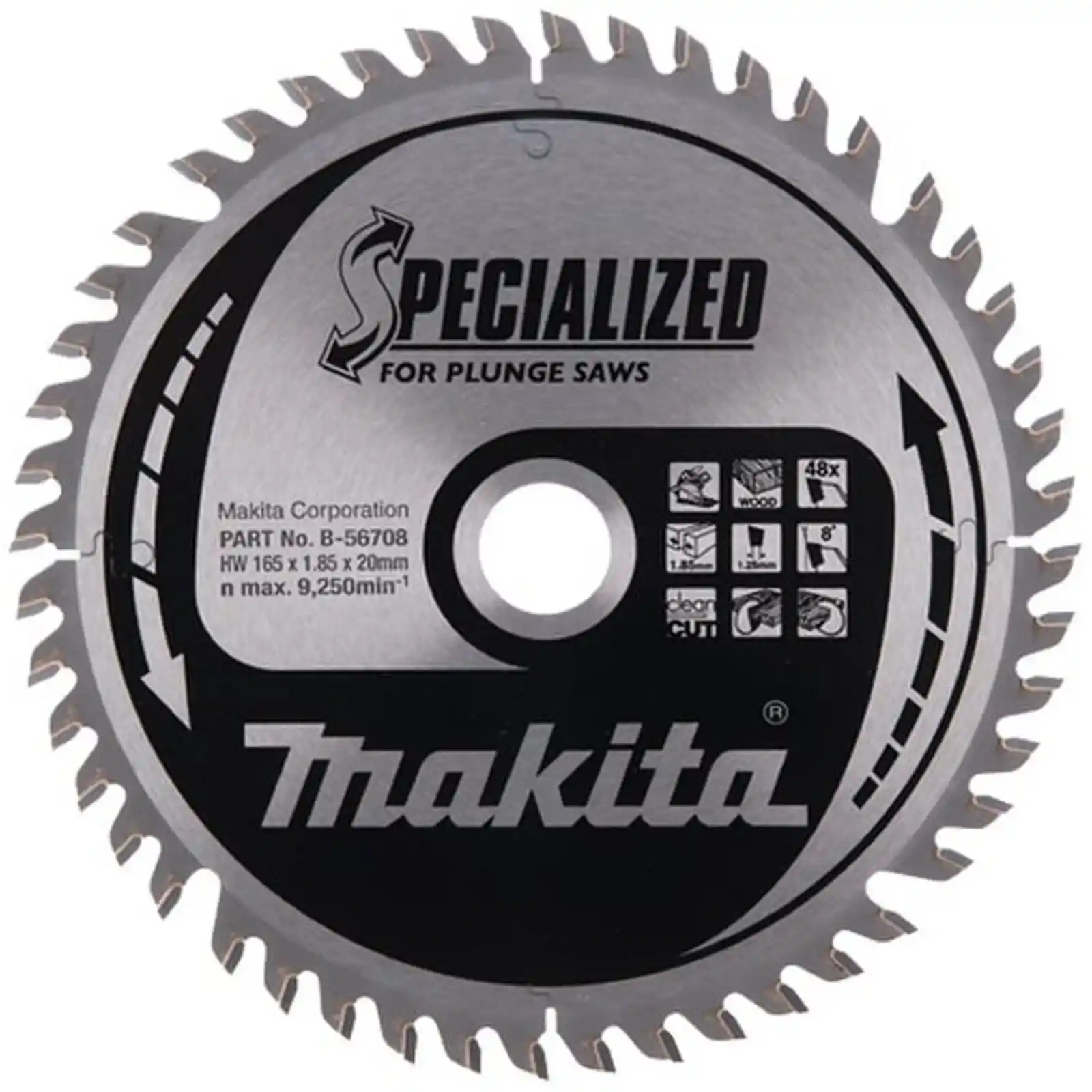 Accesorii Makita - PANZA CIRCULAR SP6000 LEMN 165X20X48, Makita