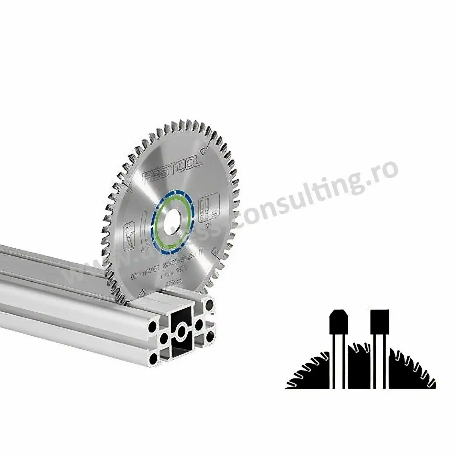 Panza de ferastrau circular - Panza de ferastrau ALUMINIUM/PLASTICS HW 225x2,6x30 TF68 Festool
