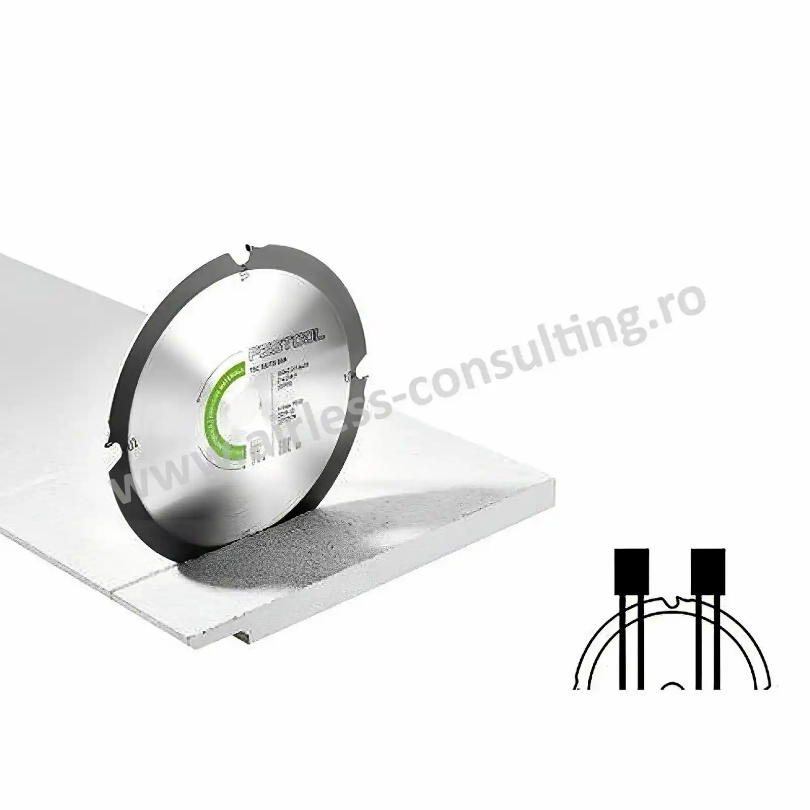 Panza de ferastrau circular - Panza de ferastrau diamantata ABRASIVE MATERIALS DIA 160x2,2x20 F4 Festool