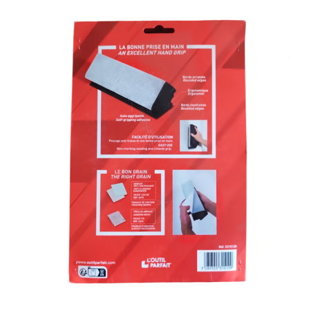 Panze abrazive, rezerva pentru slefuitorul de colt manual, granulatie P120, 10buc/set, L'Outil Parfait [1]