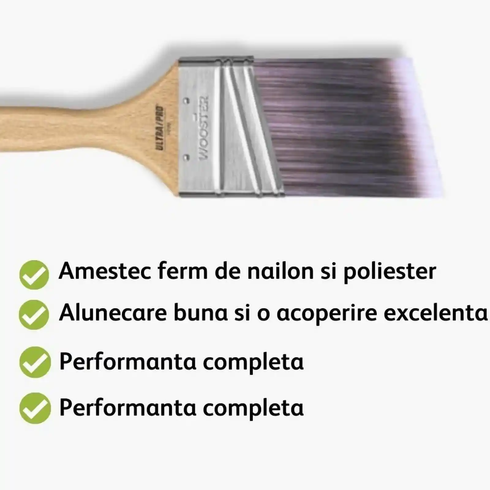 Pensula Ultra Pro Firm, 7.5 cm, Unghi, Wooster [2]