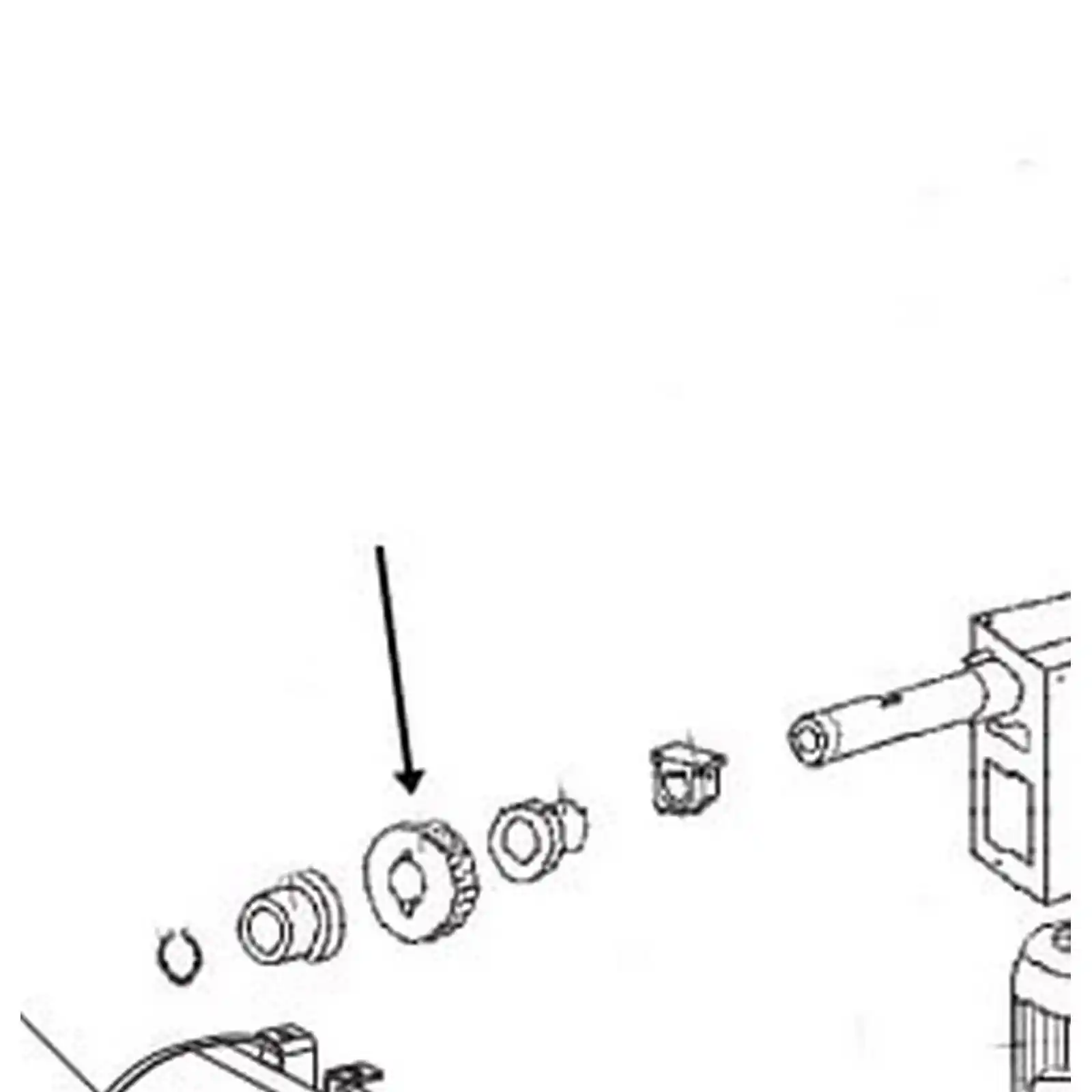 Piese de schimb IMER - Pinion basculare betoniera Imer Syntesi 190. 250, 350