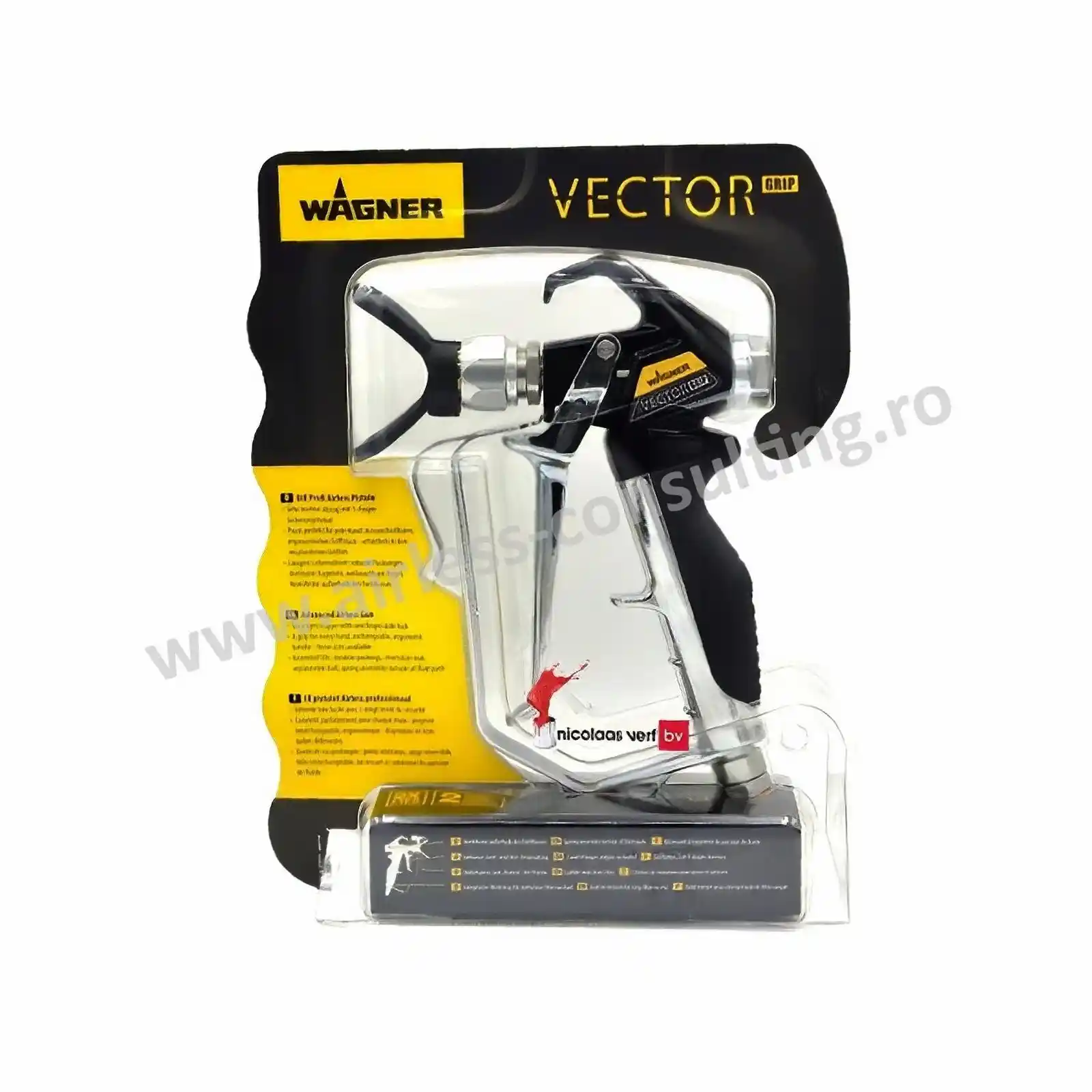 Accesorii Pompe Airless - Pistol, airless, de vopsit, Wagner, Vector Grip 1/4