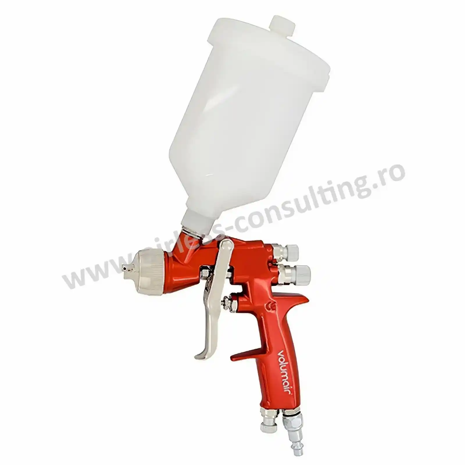 Pistoale pneumatice Euromair - Pistol de vopsit pneumatic, profesional, Euromair, AC 25G, 0.75 L, duza 1.75 mm