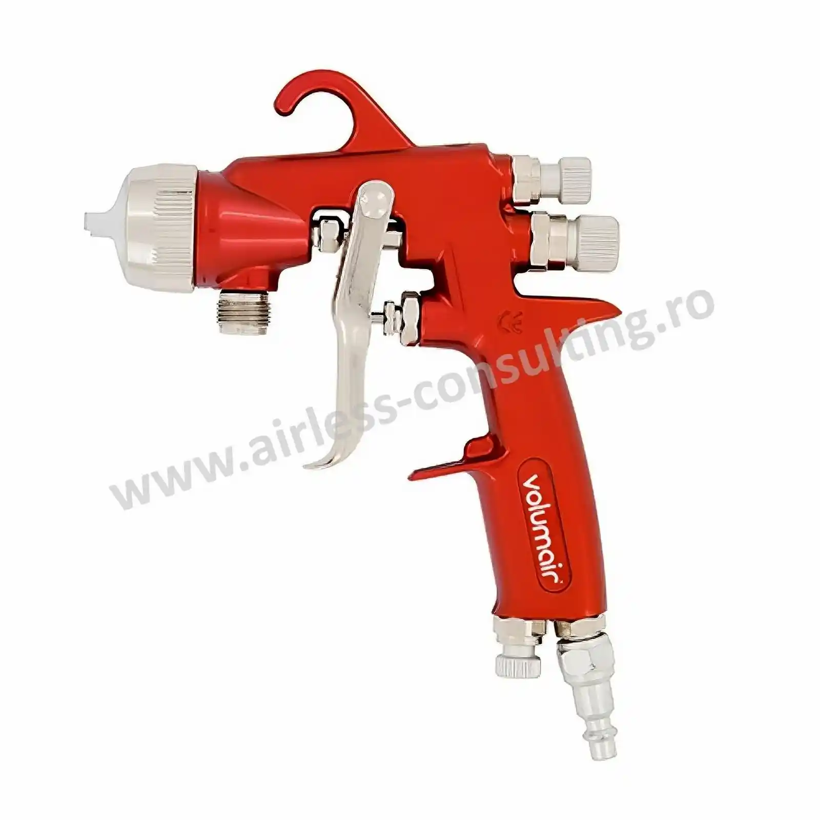Pistoale pneumatice Euromair - Pistol de vopsit pneumatic, profesional, Euromair, AC 55P, duza 1.75 mm