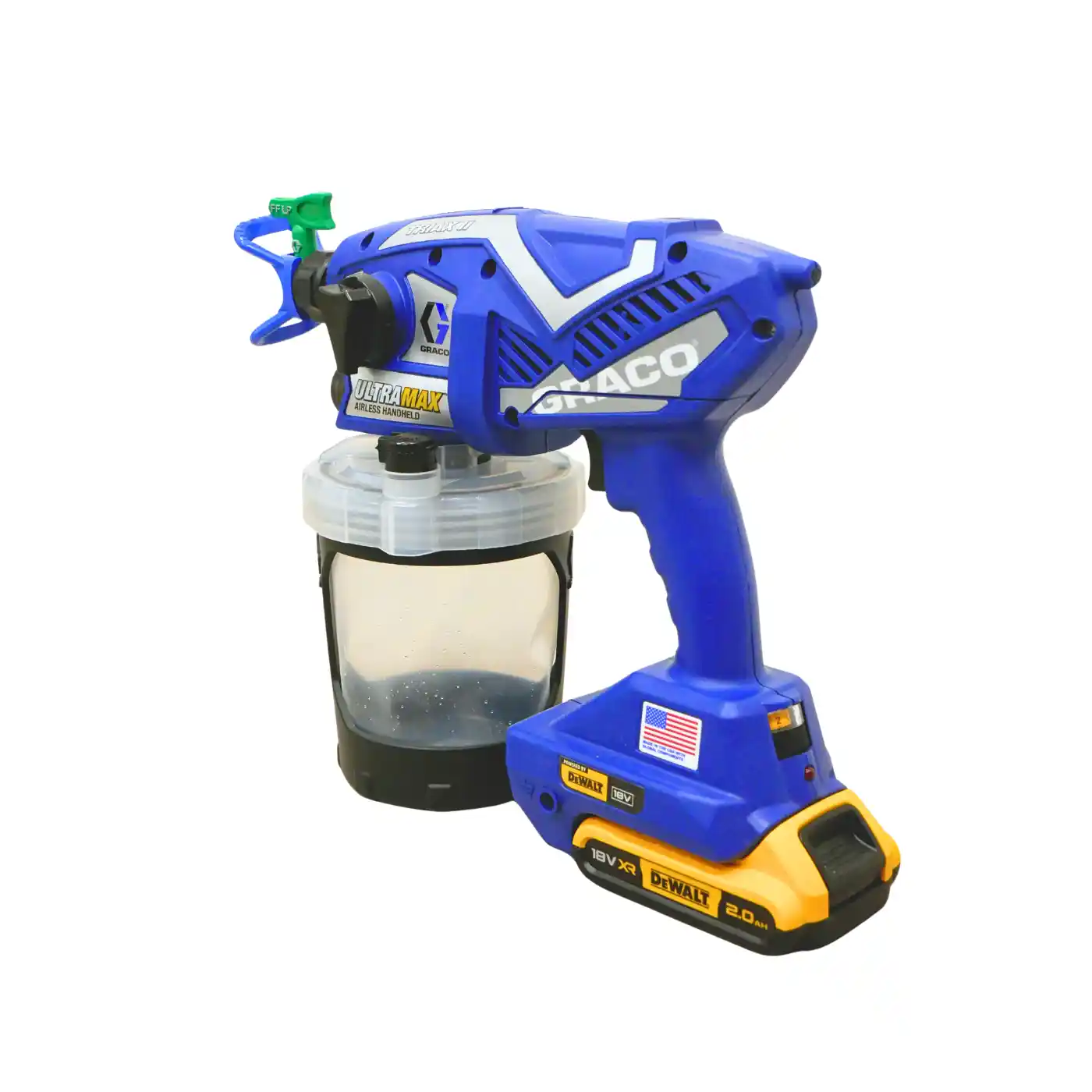 Pistol de vopsit, zugravit, Graco Ultramax Handheld, cu baterii Dewalt [4]