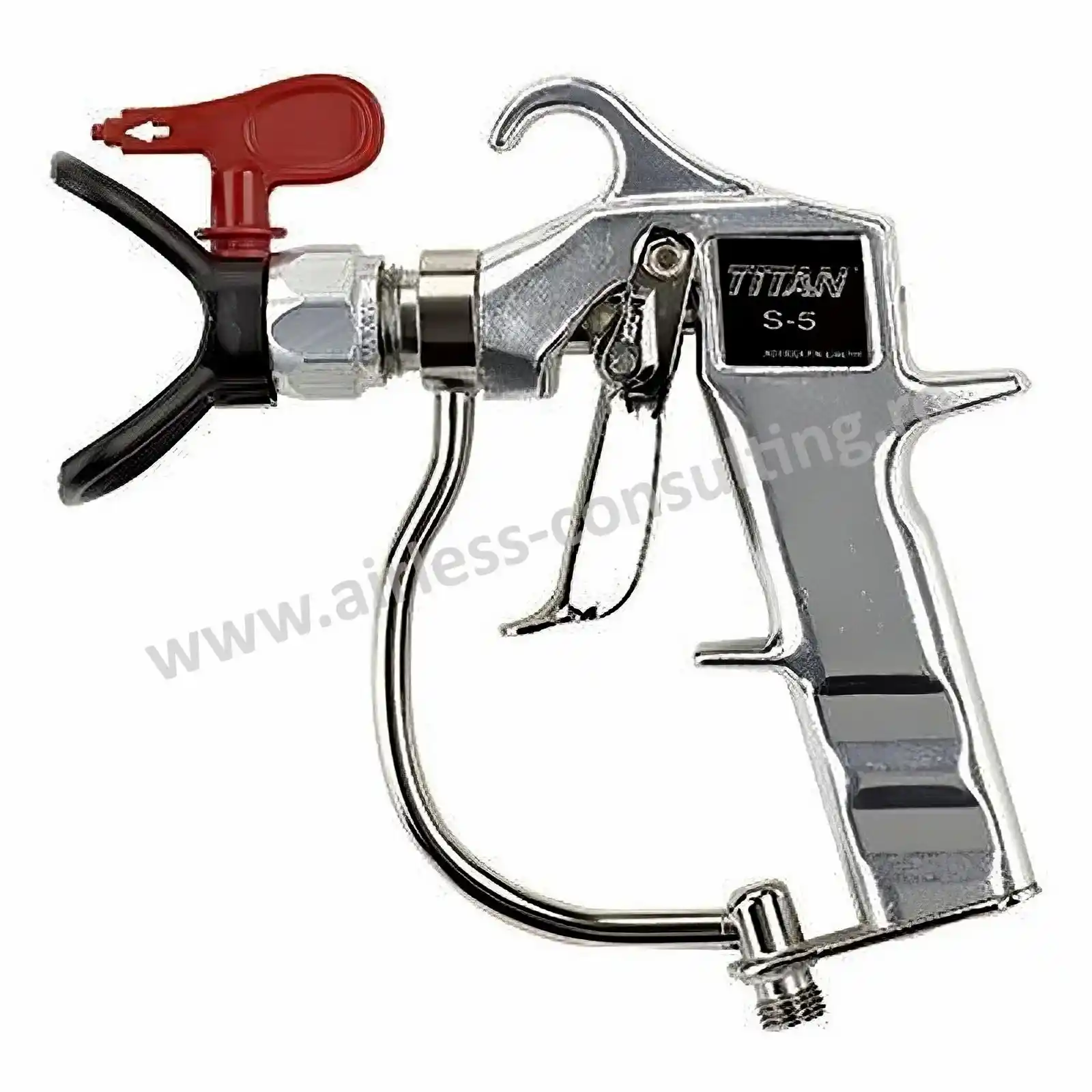 Pistol Titan airless - Pistol de zugravit, vopsit, airless, S5, Titan, max. 340 bar din otel inoxidabil