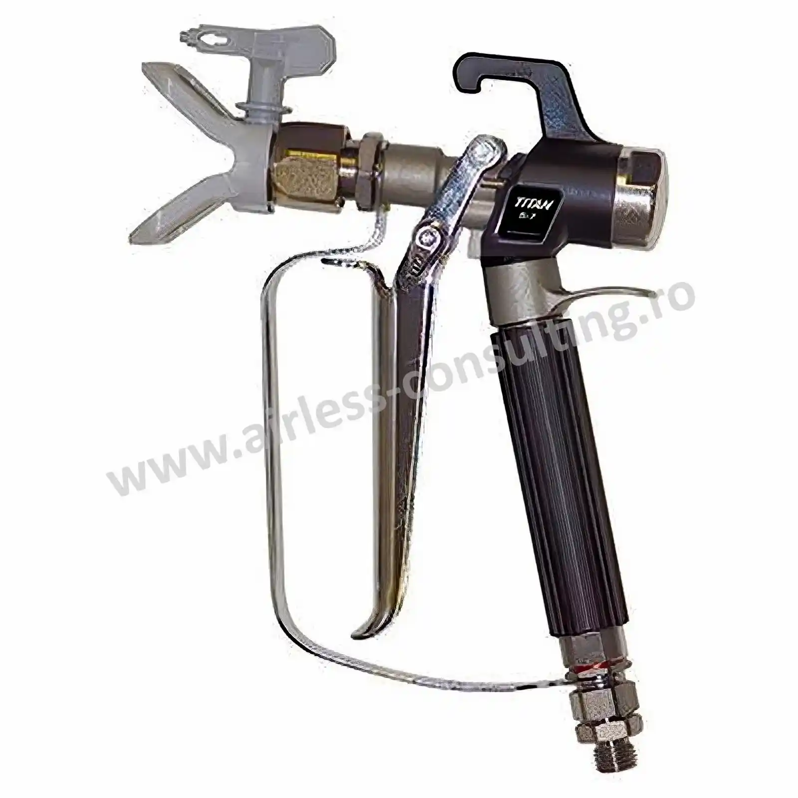 Pistol Titan airless - Pistol de zugravit, vopsit, S7, Titan, max. 530 bar 1/4 din otel inoxidabil