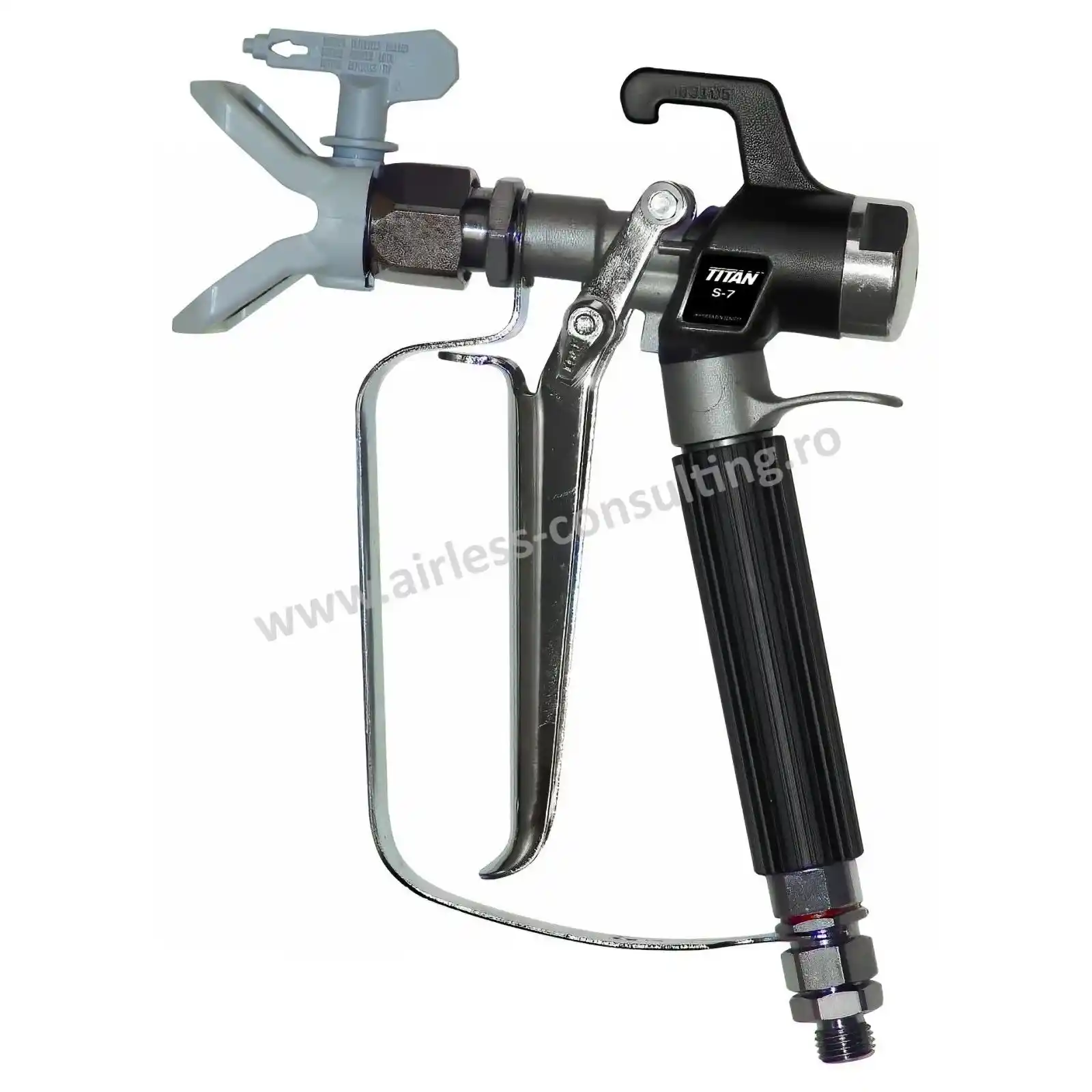 Pistol Titan airless - Pistol de zugravit, vopsit, S7, Titan, max. 530 bar 3/8 din otel inoxidabil