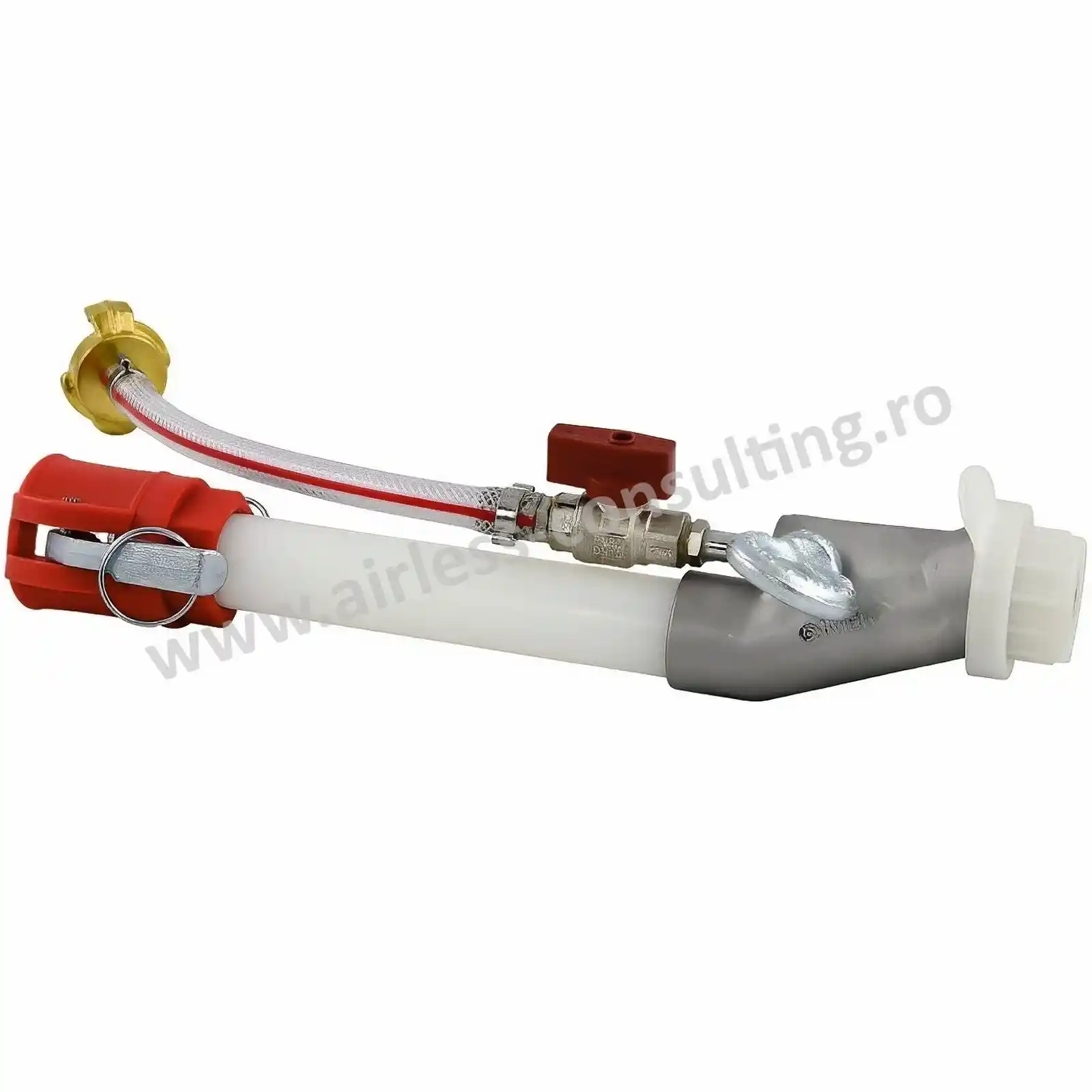 Pistol masina de tencuit - Pistol, lance mortar, ipsos preamestecat, IMER cu deflector de  14 mm