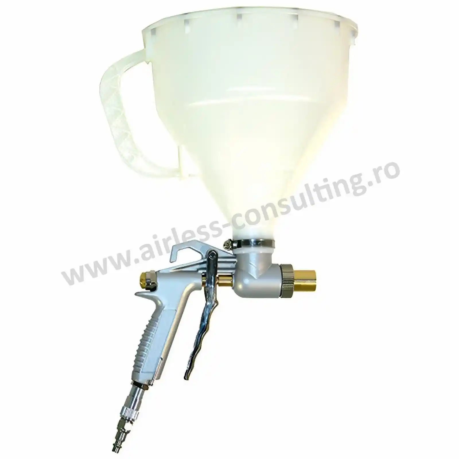 Pistoale pneumatice Euromair - Pistol pneumatic de decorativa, beton kontact, profesional, Euromair, AC 70G, 5 L