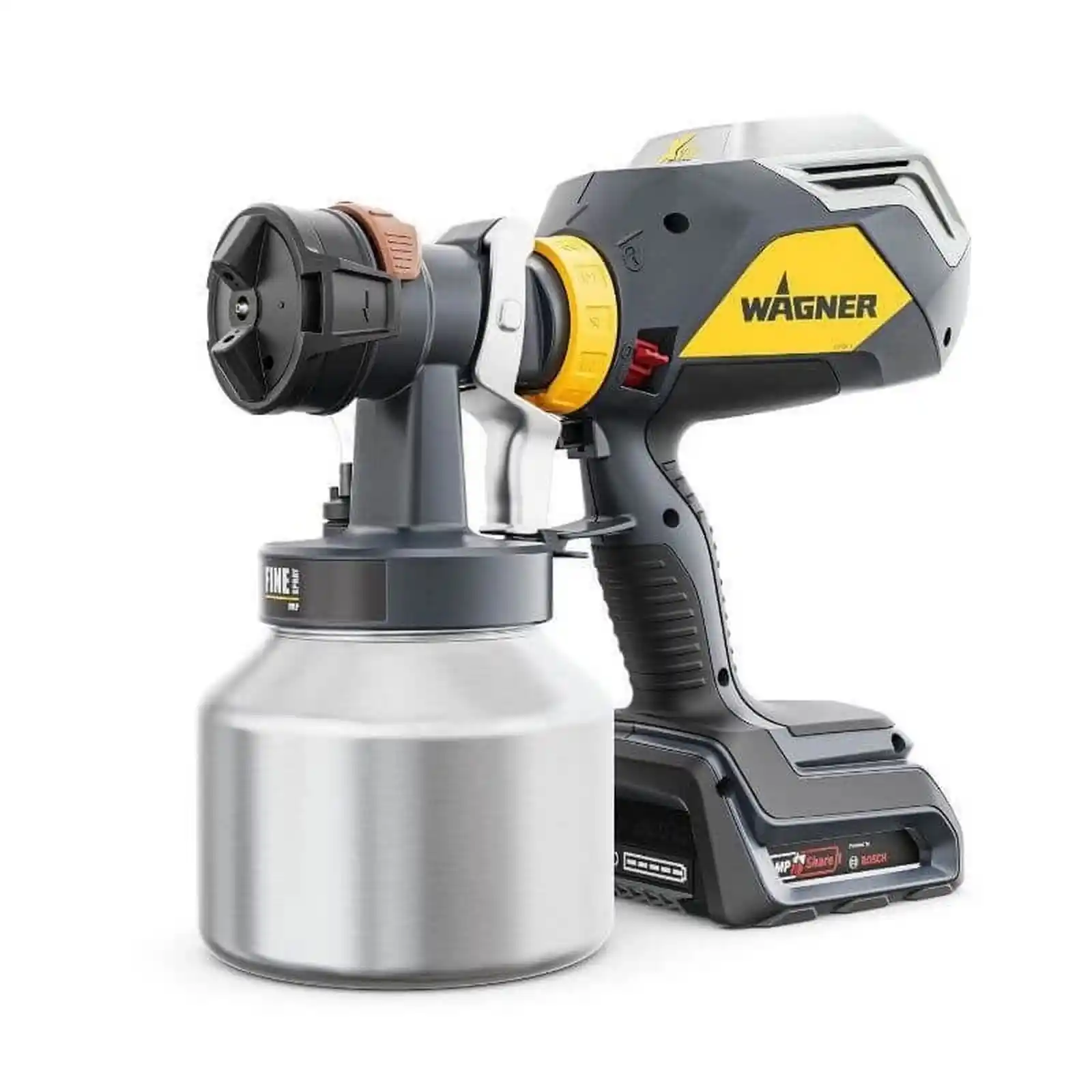 Pistol, sistem de vopsit HVLP - Pistol vopsit HVLP, Wagner, Finish Control 4000, cu acumulator, 18V
