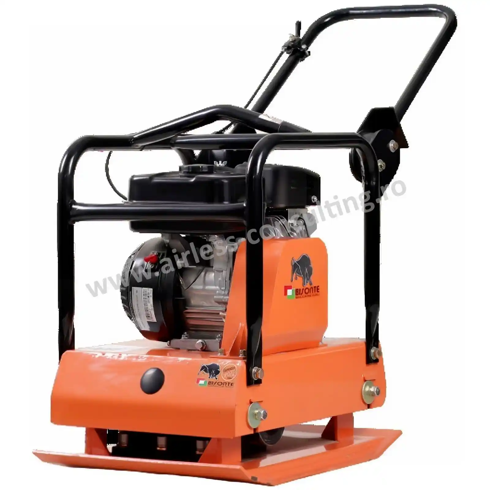 Utilaje profesionale constructii - Placa compactoare, PC100 H, Bisonte, benzina, 5.5 cp