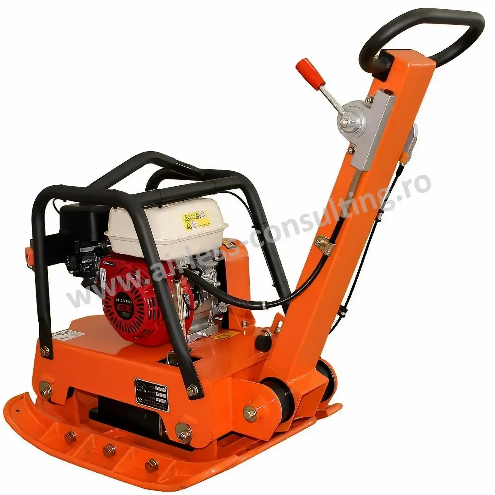 Utilaje profesionale constructii - Placa compactoare reversibila, PCR160 HE, Bisonte, benzina, 5.5 cp