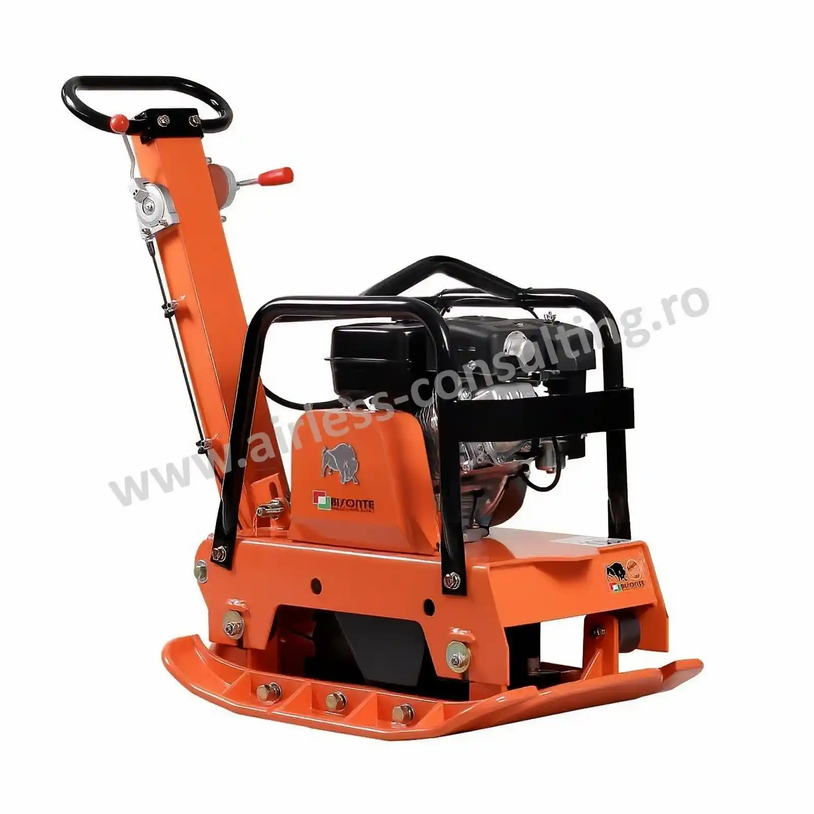 Utilaje profesionale constructii - Placa compactoare reversibila, PCR160 LE, Bisonte, benzina, 9 cp