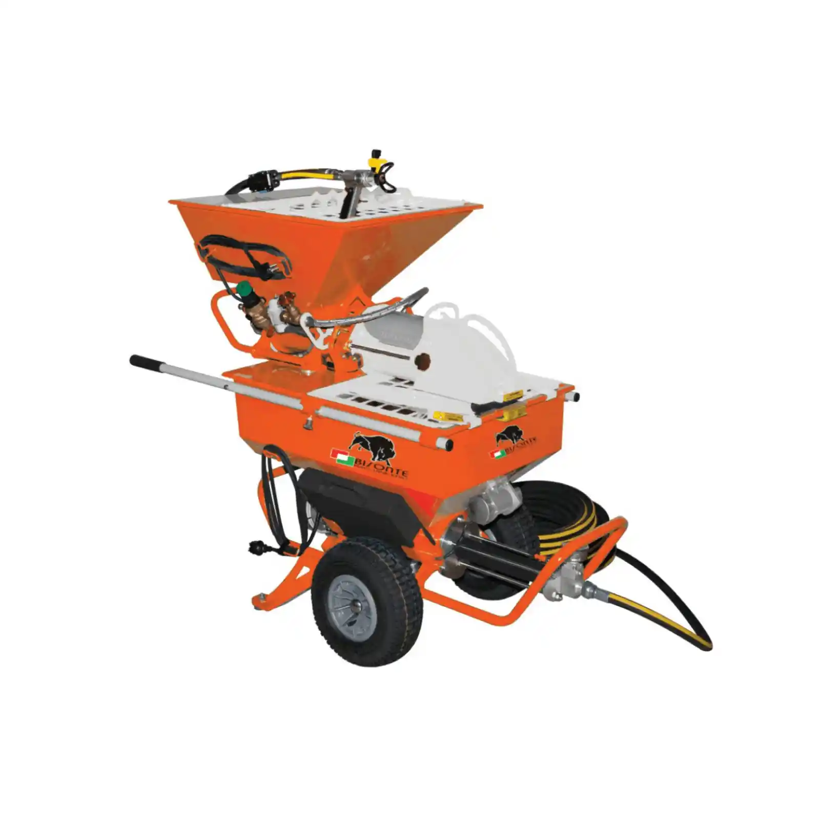 Pompe Glet Blocuri si Hale - Pompa de glet, airless, Bisonte, PCS-MS100, 6 l/min, 2.2 kW