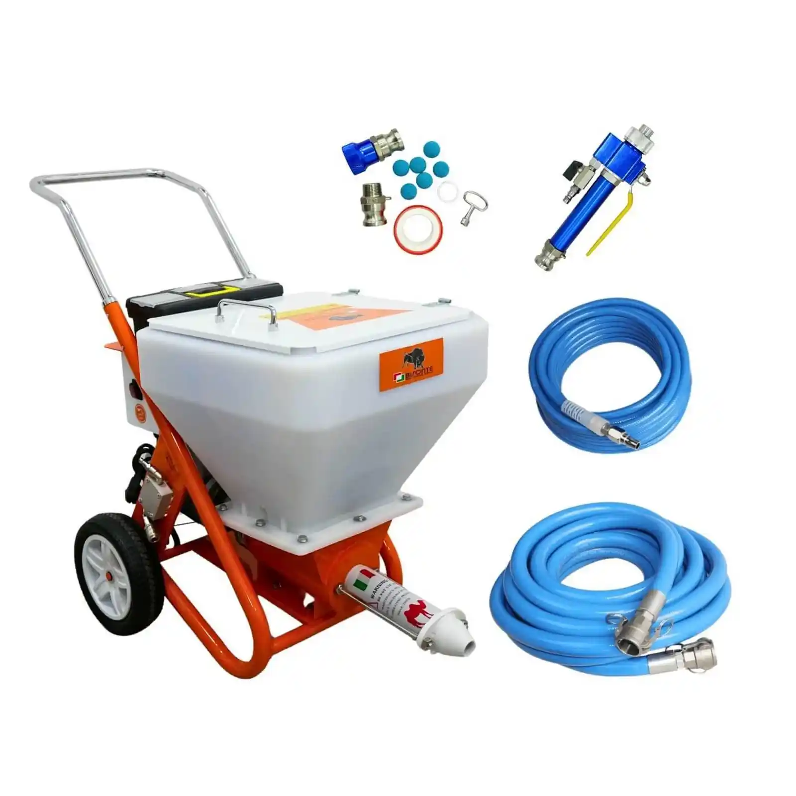 Producatori de pompe ( Brand ) - Pompa de glet, airless, decorativa, Bisonte, PCS T5, 15 l/minut, 2.2 kW