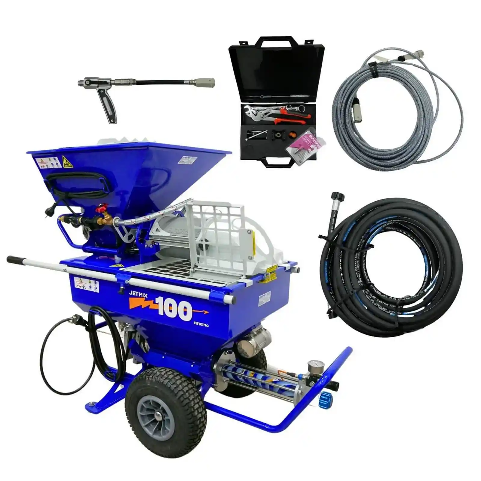 Pompe Glet Euromair - Pompa de glet cu malaxor integrat, JETMIX PRO 100 -70,, Euromair, airless, 7,5 l/min,