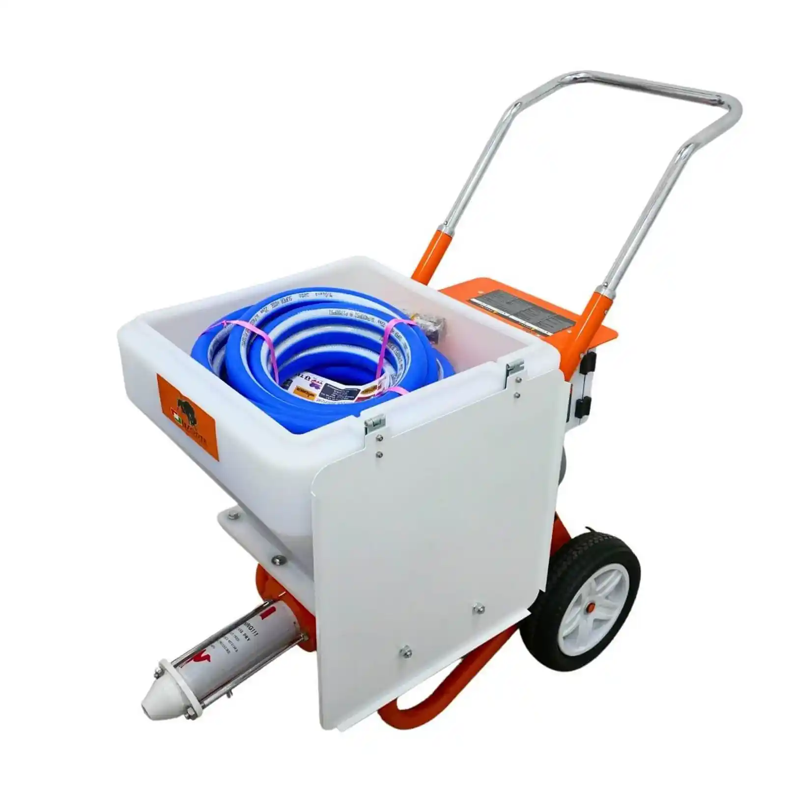 Pompa de glet, decorativa, Bisonte, PCS T5, 15 l/minut, 2.2 kW si compresor inclus [4]