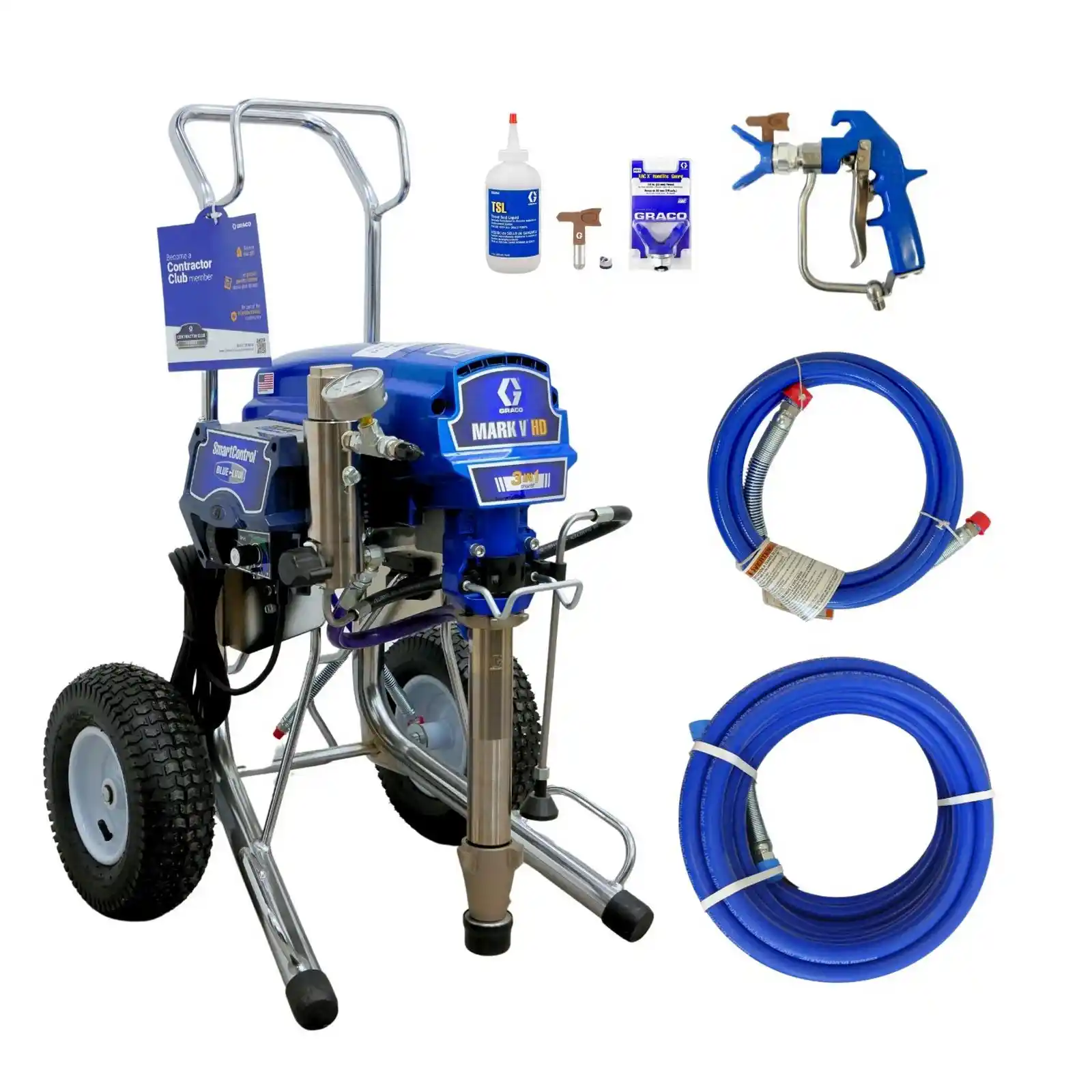 Pompa de Stropit cu Var - Pompa de gletuit, zugravit, mixta, Graco, MARK V Standard