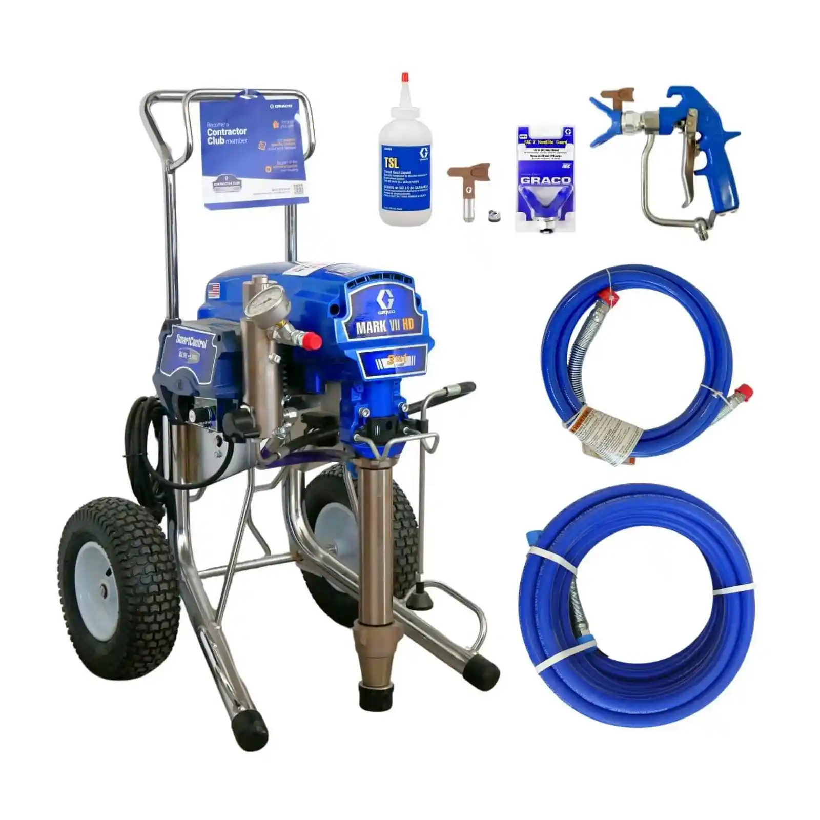 Pompa de Stropit cu Var - Pompa de gletuit, zugravit, mixta, Graco, MARK VII MAX Standard