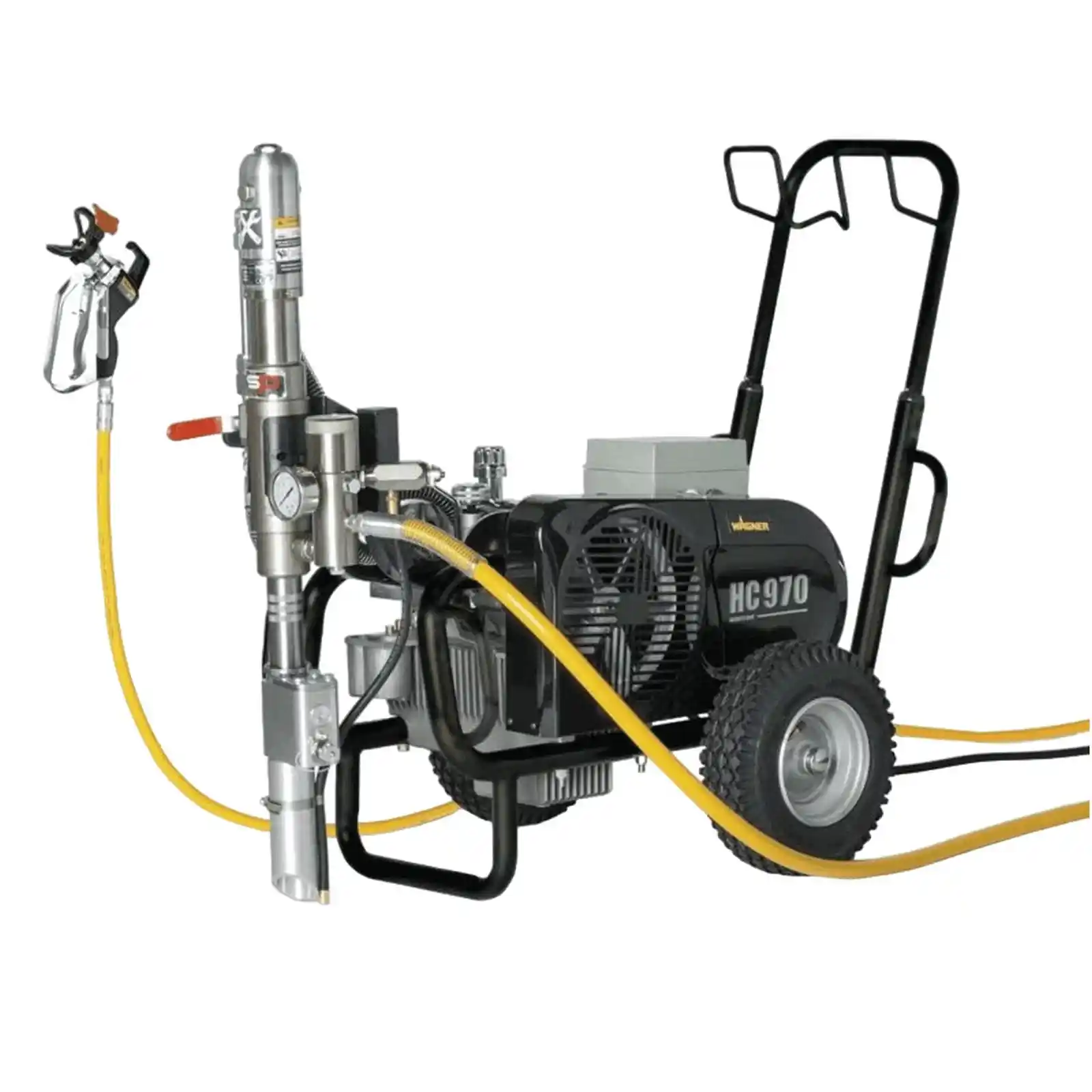 Pompa Glet Wagner - Pompa de gletuit, zugravit, mixta, Wagner, HeavyCoat 970 E SSP Spraypack, 400V, 5.5 kW