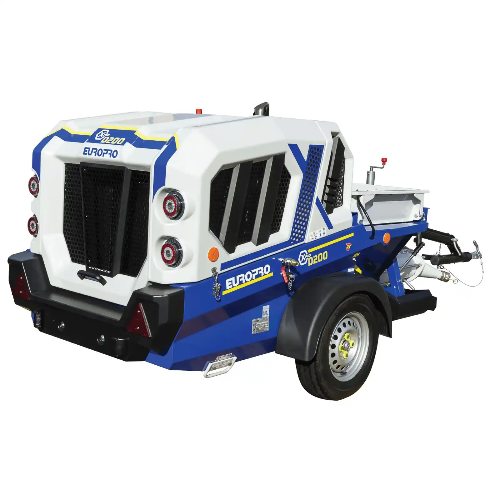 Pompe pentru constructii - Pompa de sapa fluida, Euromair, X PRO D200 Diesel 36 kW
