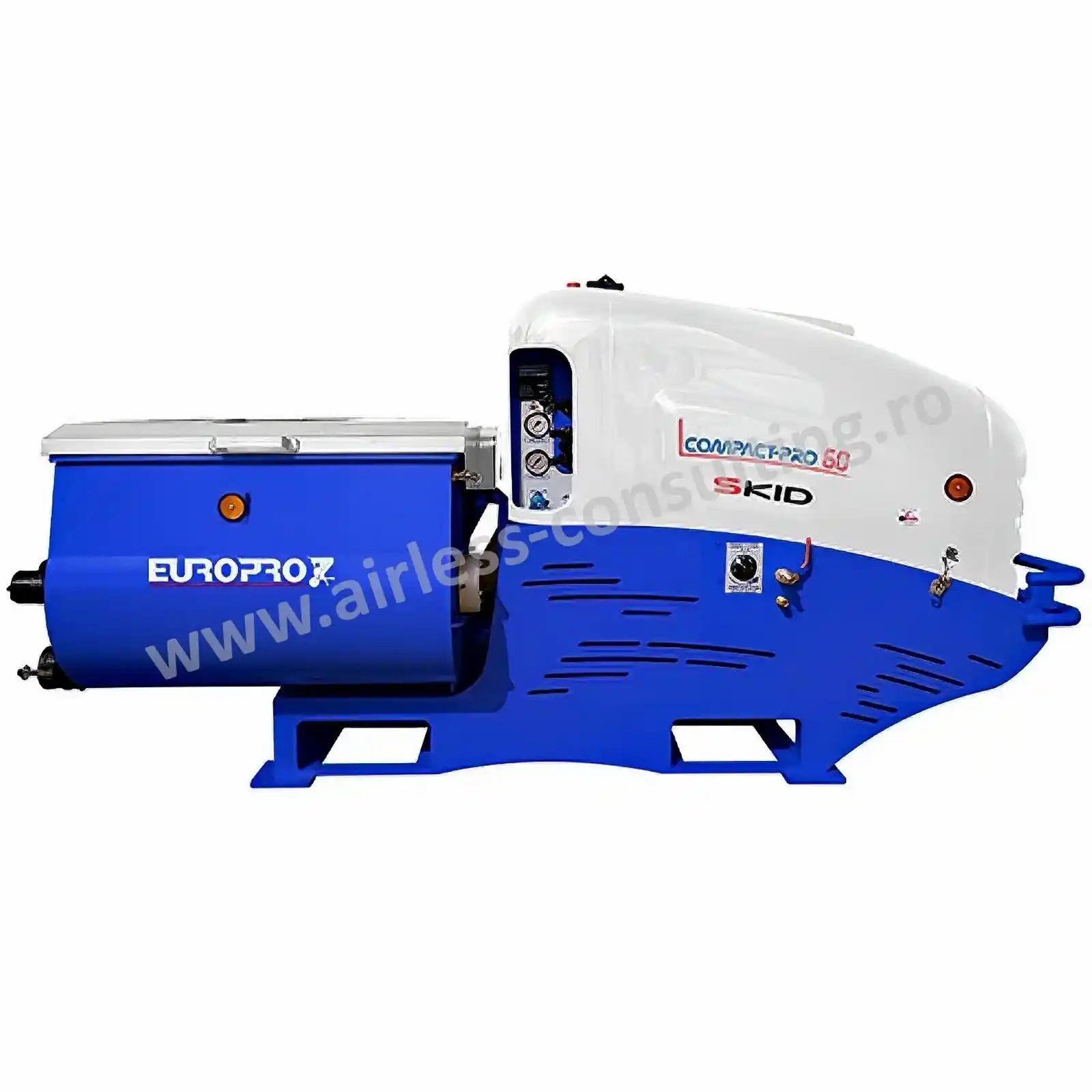 Pompe Tencuit Euromair - Pompa de tencuit, mortare, adezivi, Euromair, X-PRO D60 SKID, 18 kW