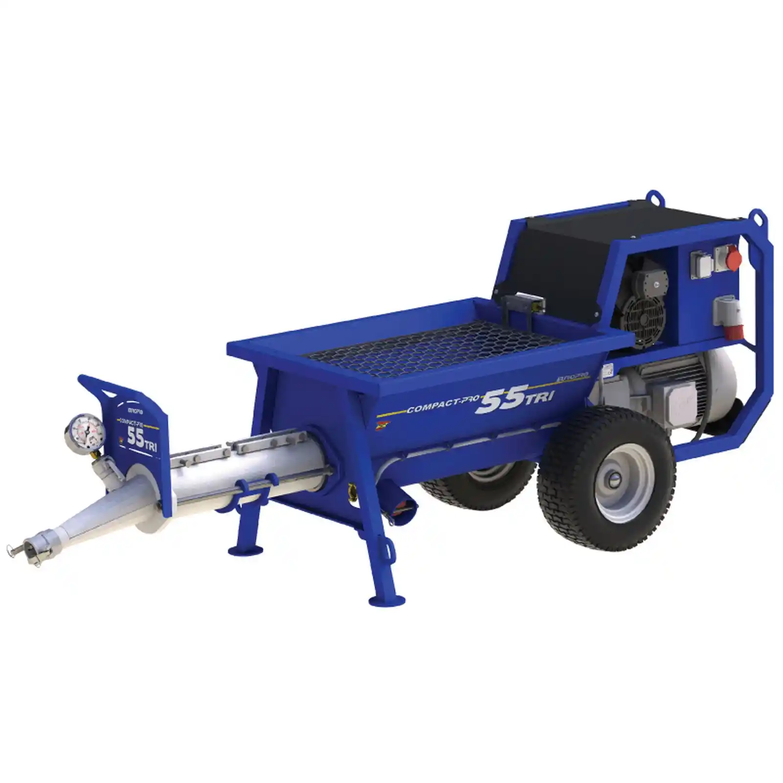 Pompa mortar in rate - Pompa de transfer mortar traditional, adezivi, Euromair, COMPACT PRO 55, 7.5 kW