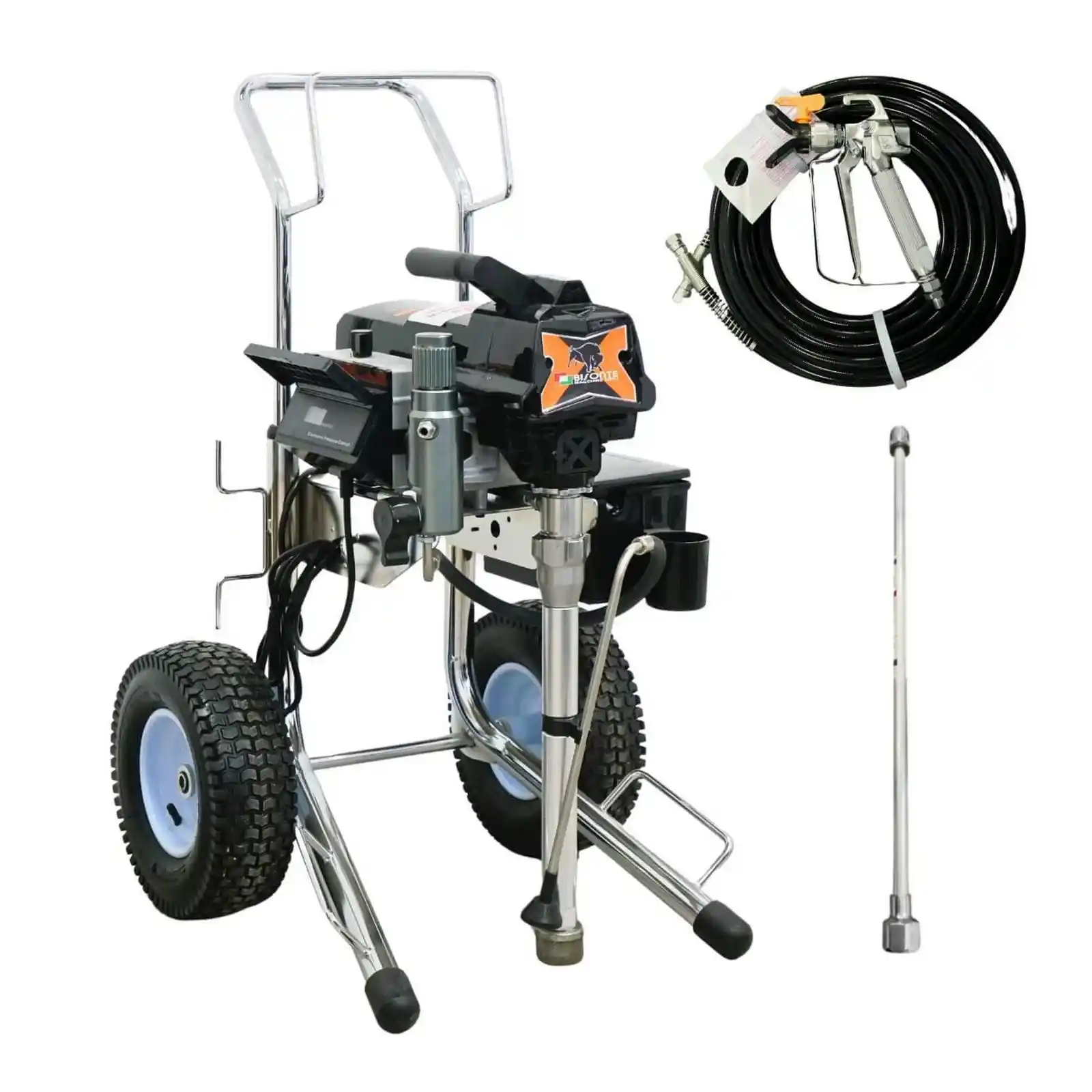Pompe pe Piston - Pompa de zugravit, vopsit, Bisonte, PAZ 28X, debit 2.8 l/min, pe piston