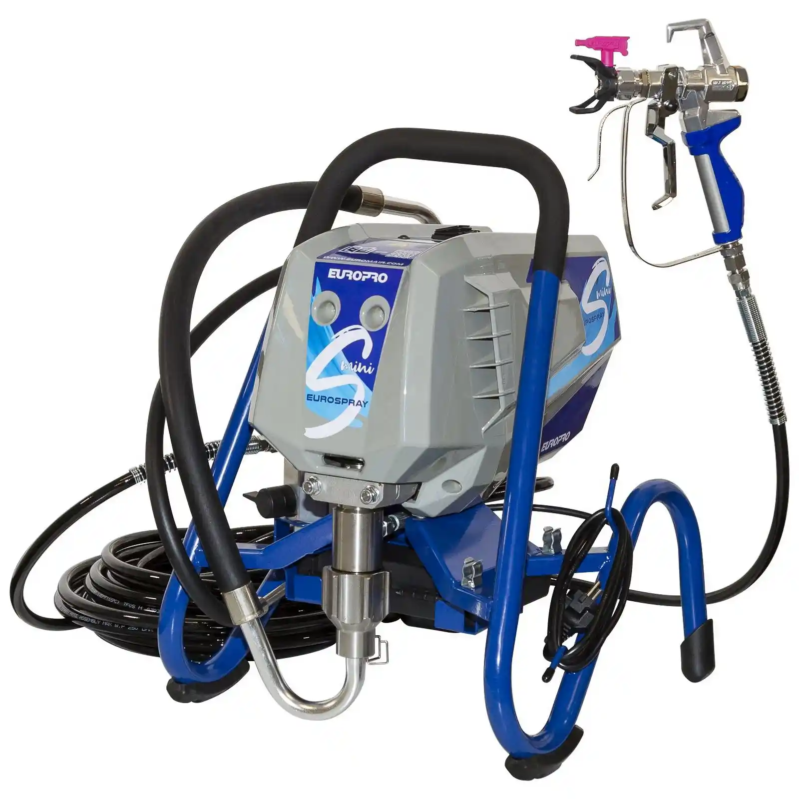 Pompa de zugravit, vopsit, Euromair, EUROSPRAY S Mini, pe piston, 1.6 l/min, 230v [2]