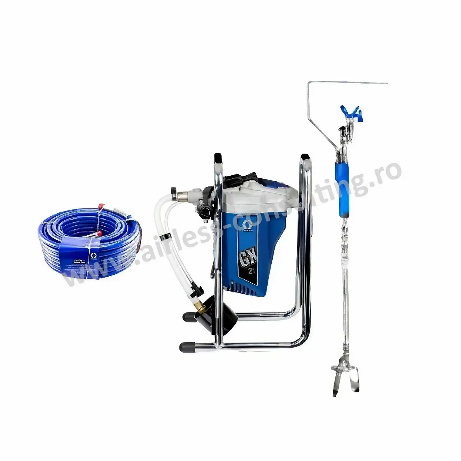 Pompa de Zugravit cu Var Manuala - Pompa de zugravit, vopsit, Graco, GX 21 cu trafalet JetRoller